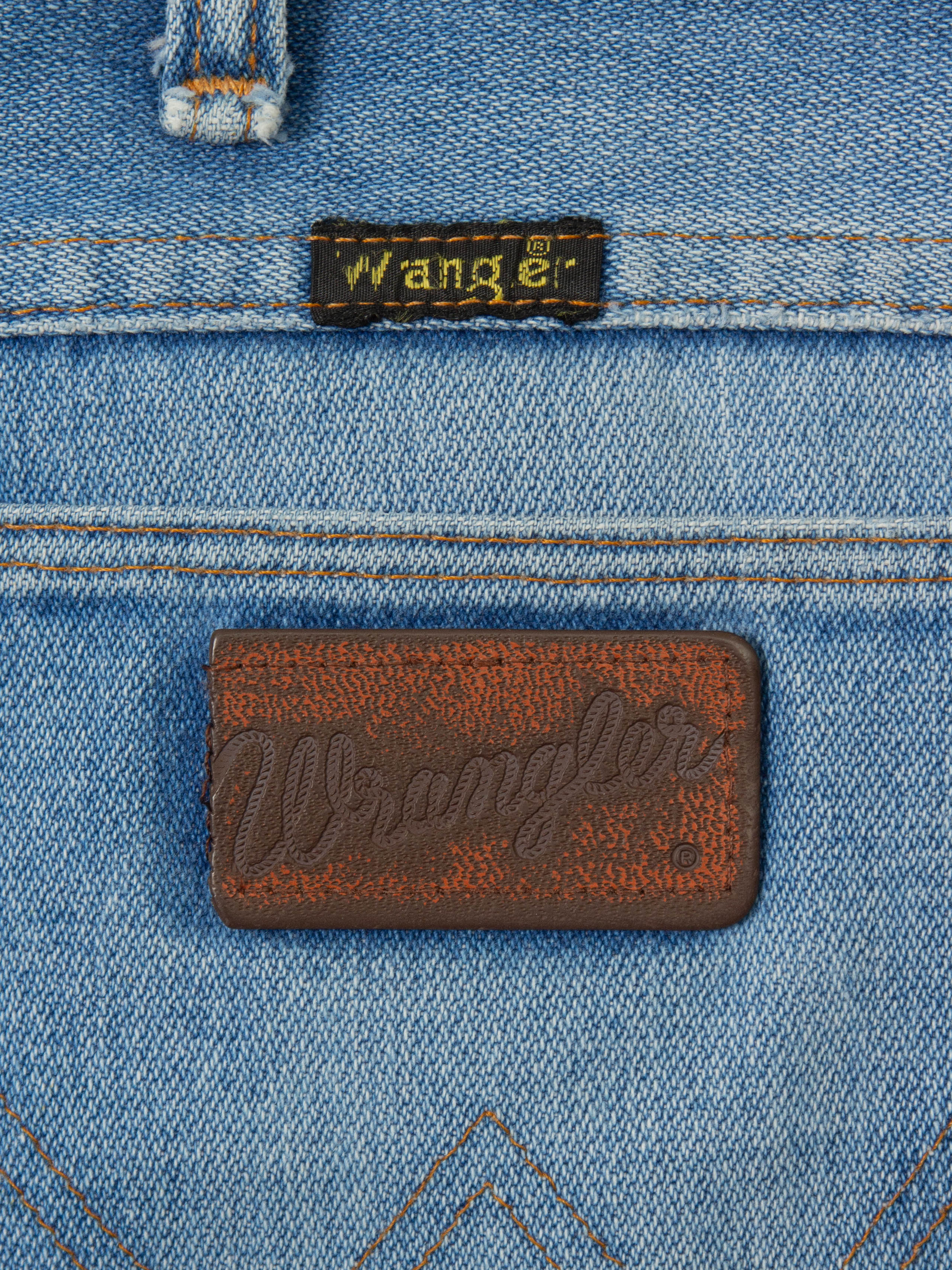 Vtg 1970s Wrangler Bootcut Jeans - Made in USA (36x30) - Image 3