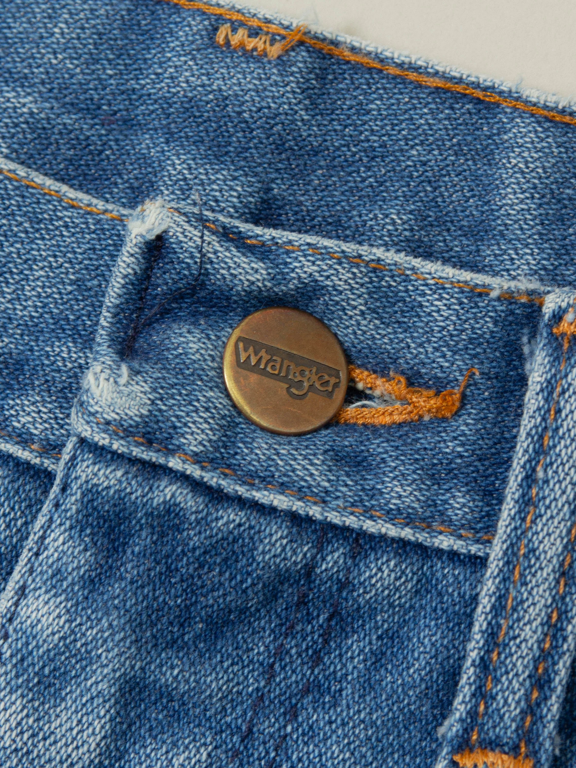 Vtg 1970s Wrangler Bootcut Jeans - Made in USA (36x30) - Image 4