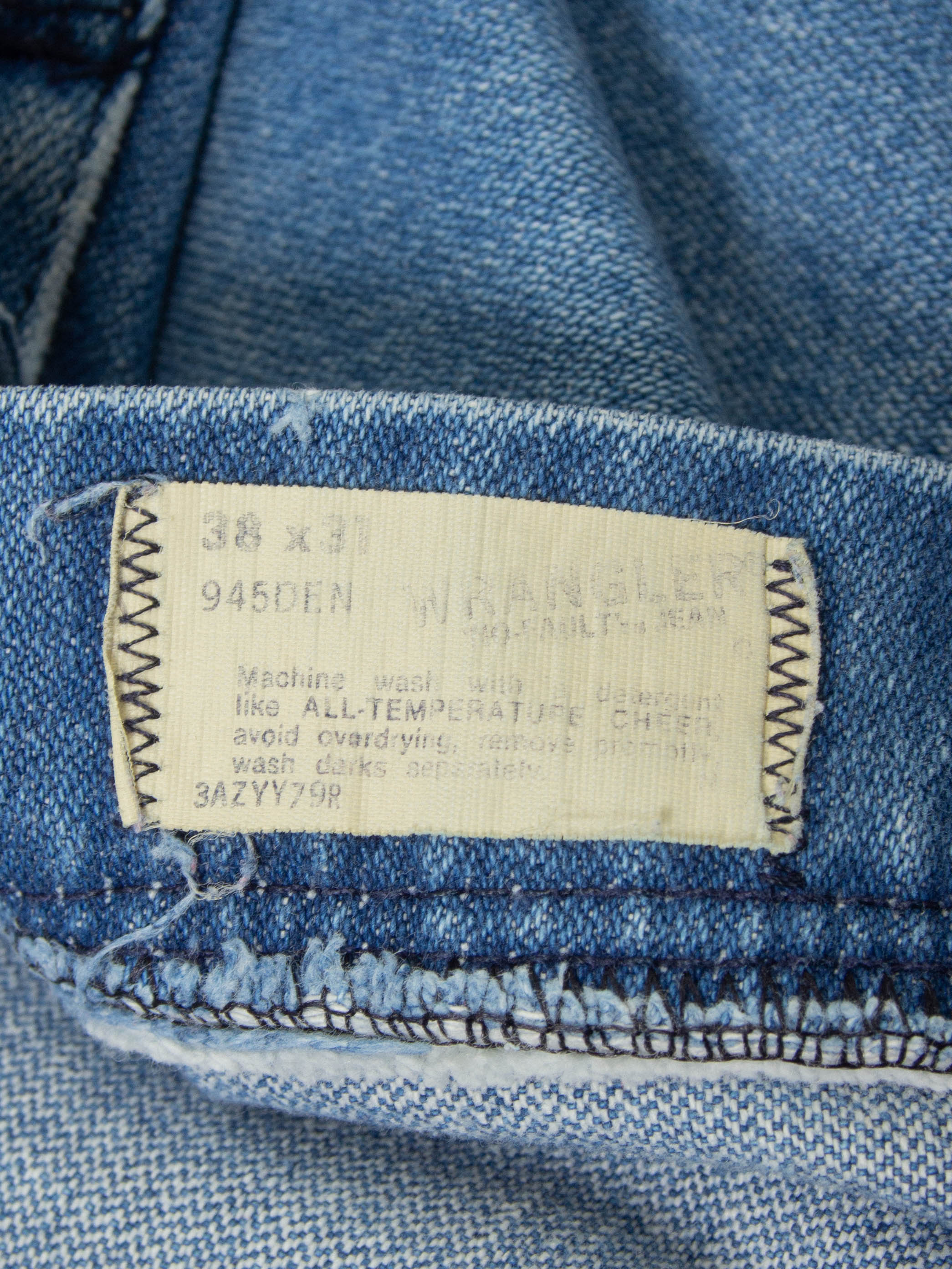 Vtg 1970s Wrangler Bootcut Jeans - Made in USA (36x30) - Image 7