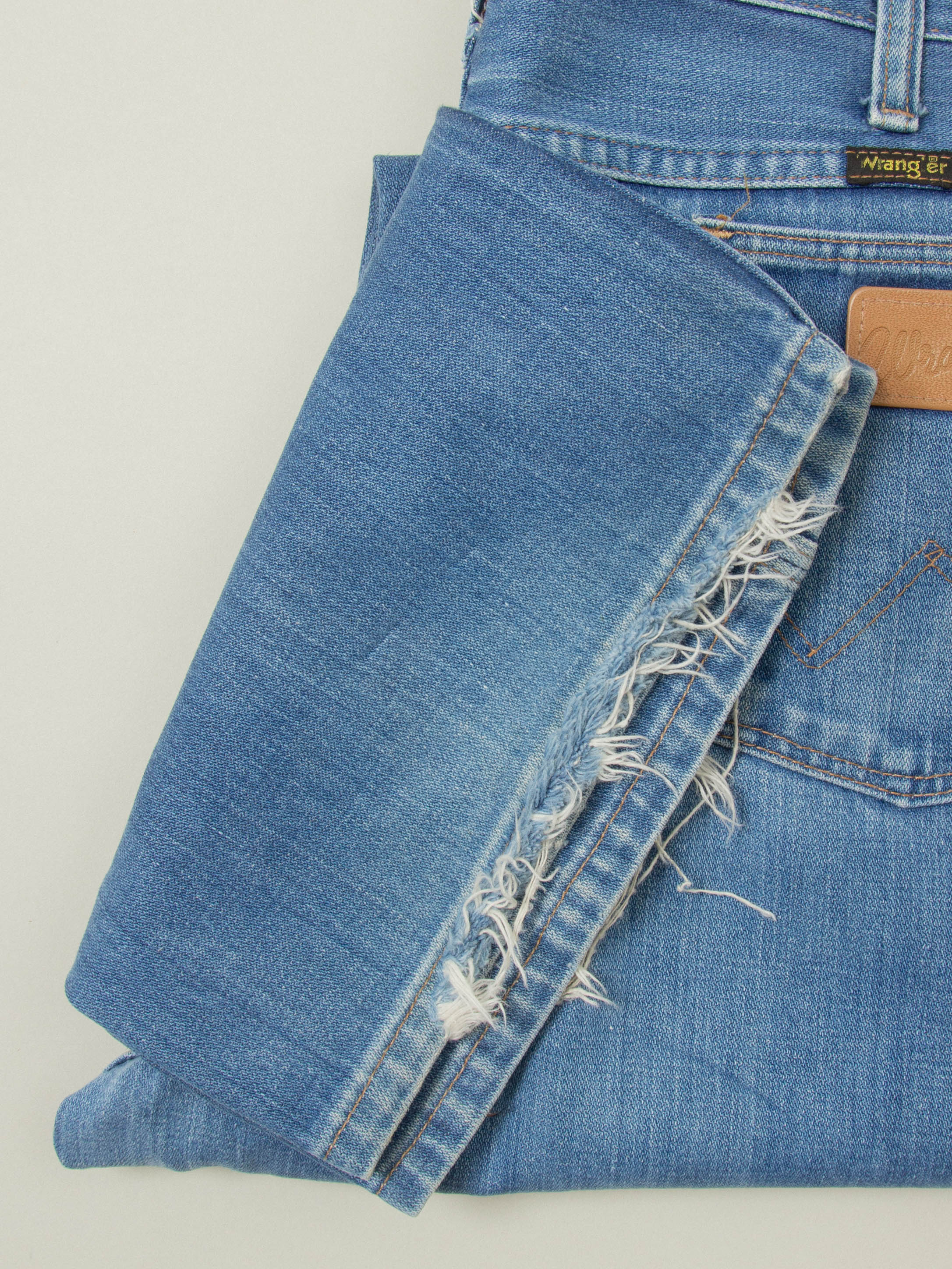 Vtg 1970s Wrangler Bootcut Jeans – Made in USA (38x31) - Image 2