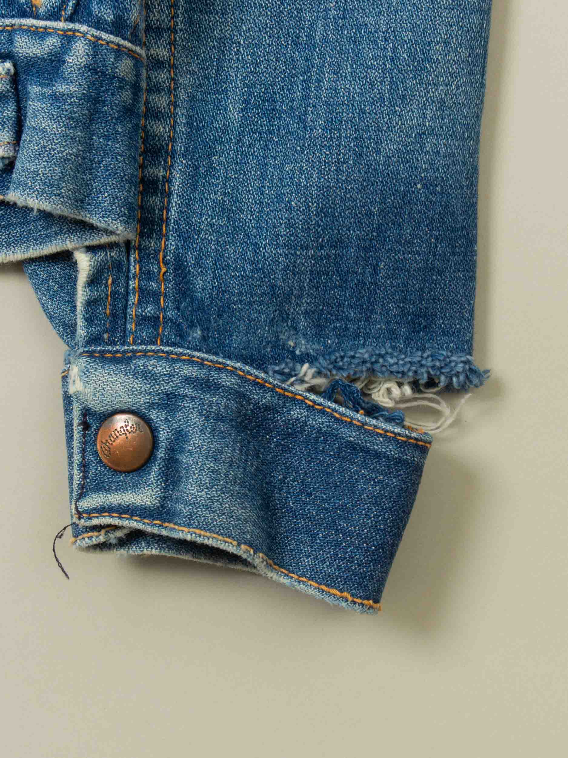 Vtg 1970s Wrangler Denim Jacket – Made in USA (S) - Image 8