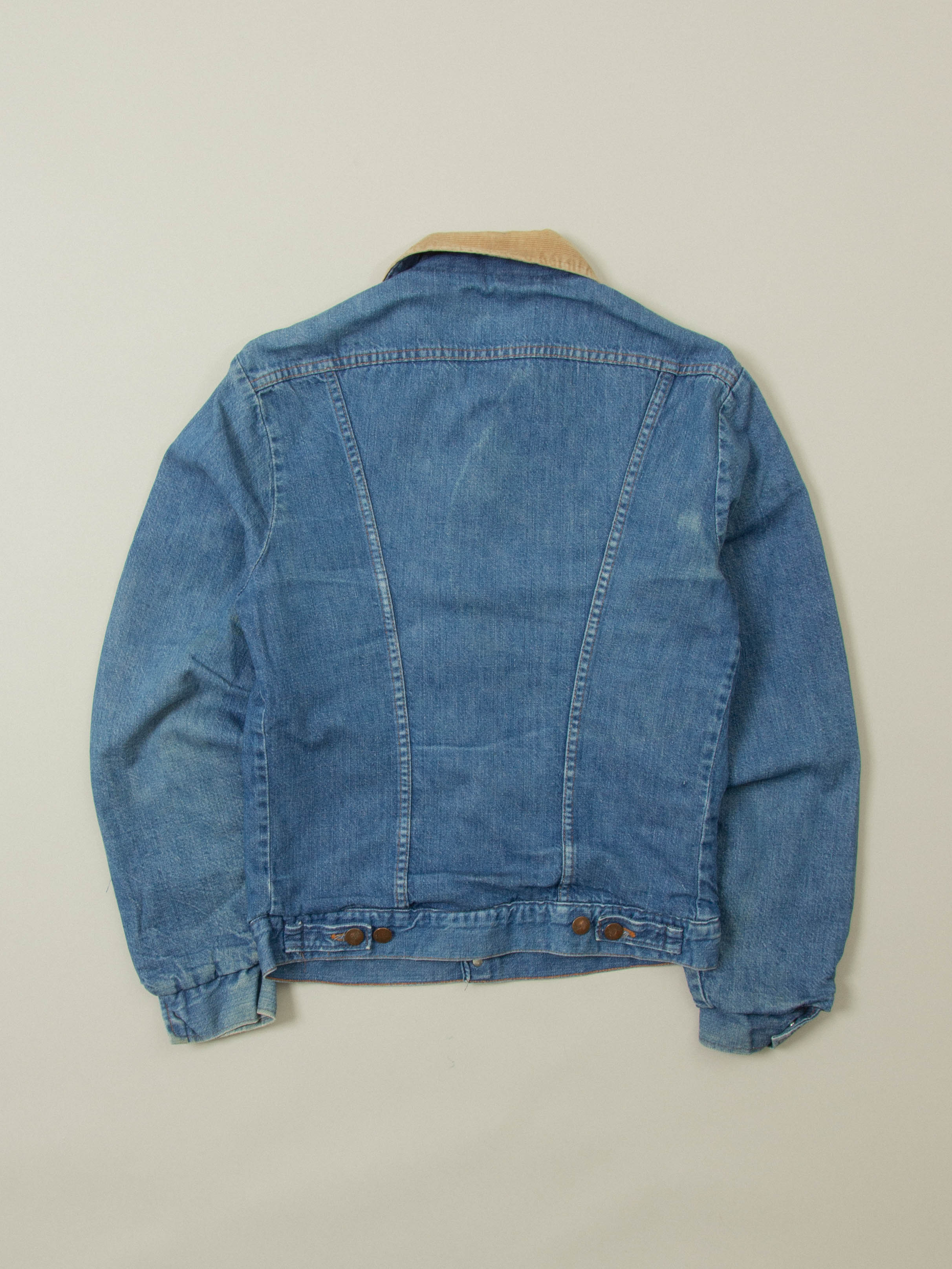 Vtg 1970s Wrangler Lined Denim Jacket - Made in USA (S) - Image 7
