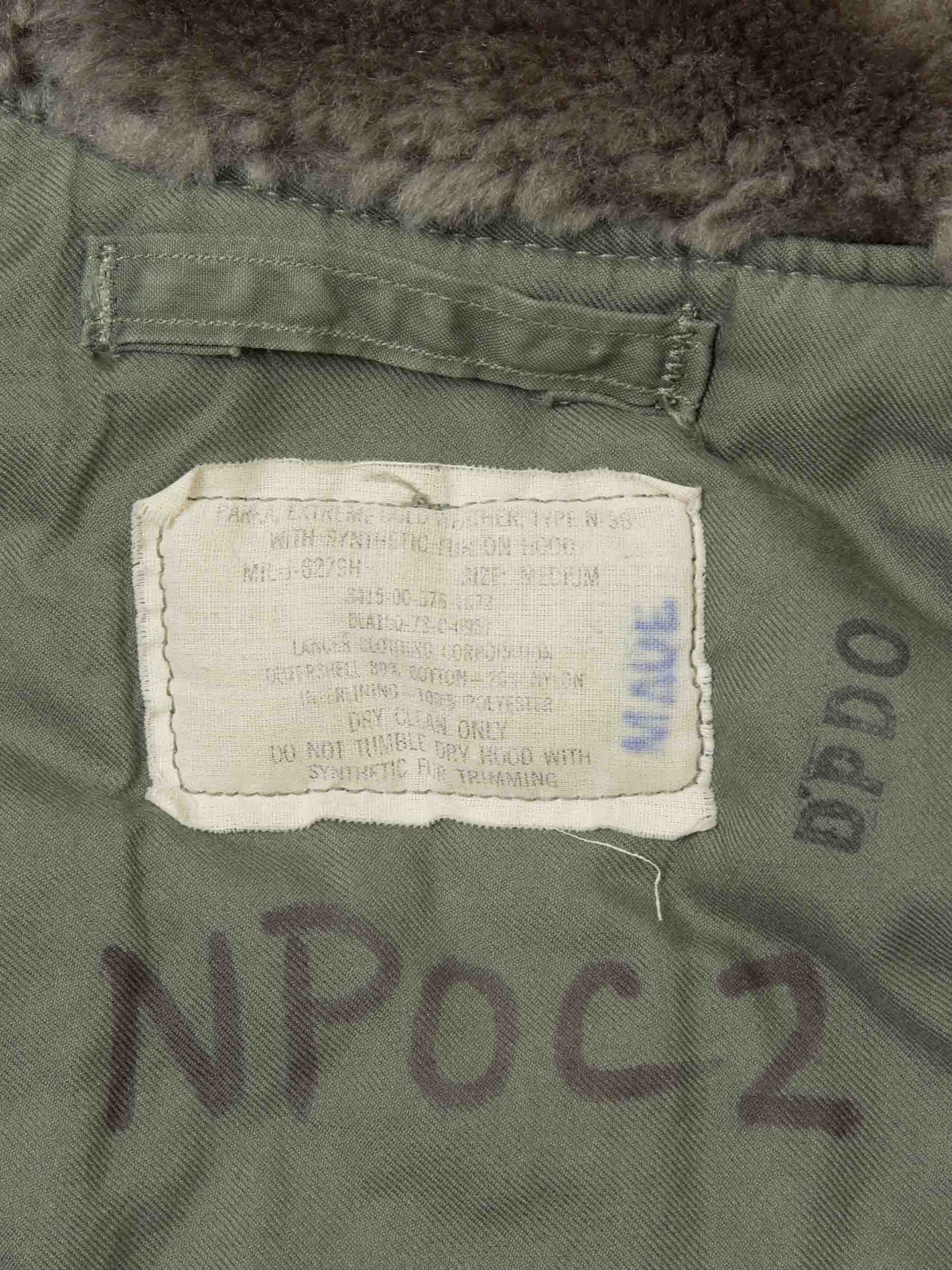 Vtg 1973 US Air Force N-3B Snorkel Parka (M) - Image 9