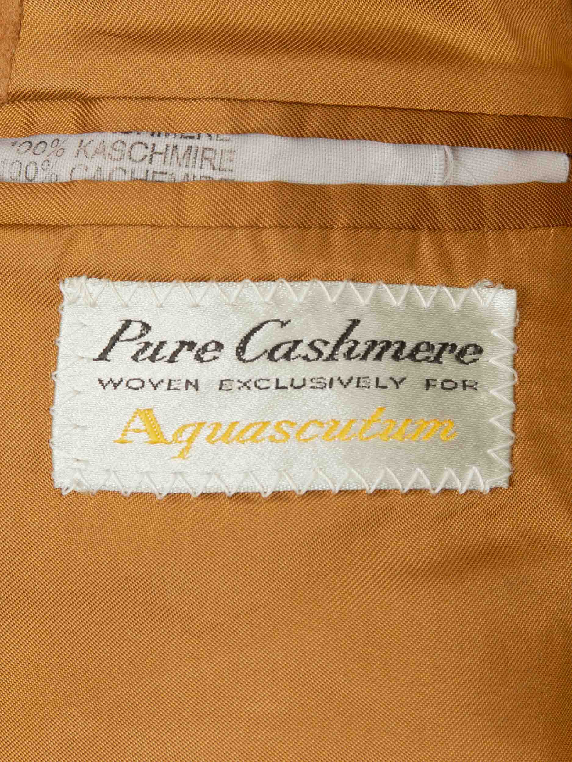 Vtg 1980s Aquascutum Cashmere Coat – Made in England (M) - Image 10