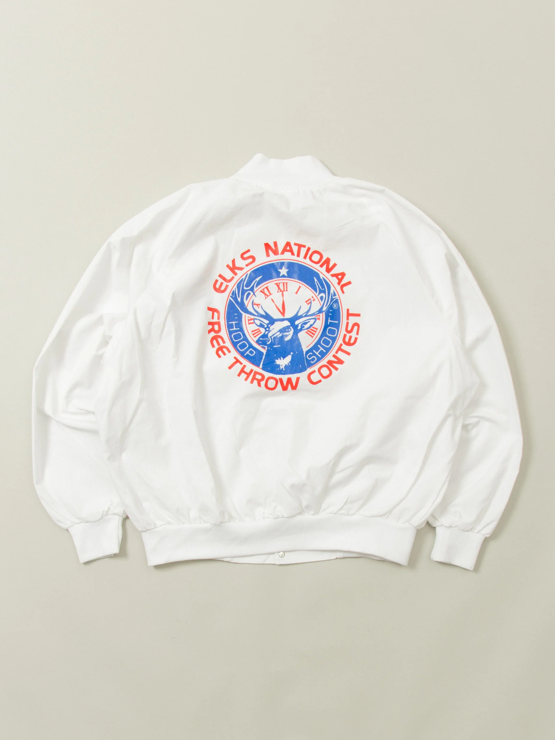 Vtg 1980s Basketball Bomber Jacket - Made in USA (XXL) - Image 2