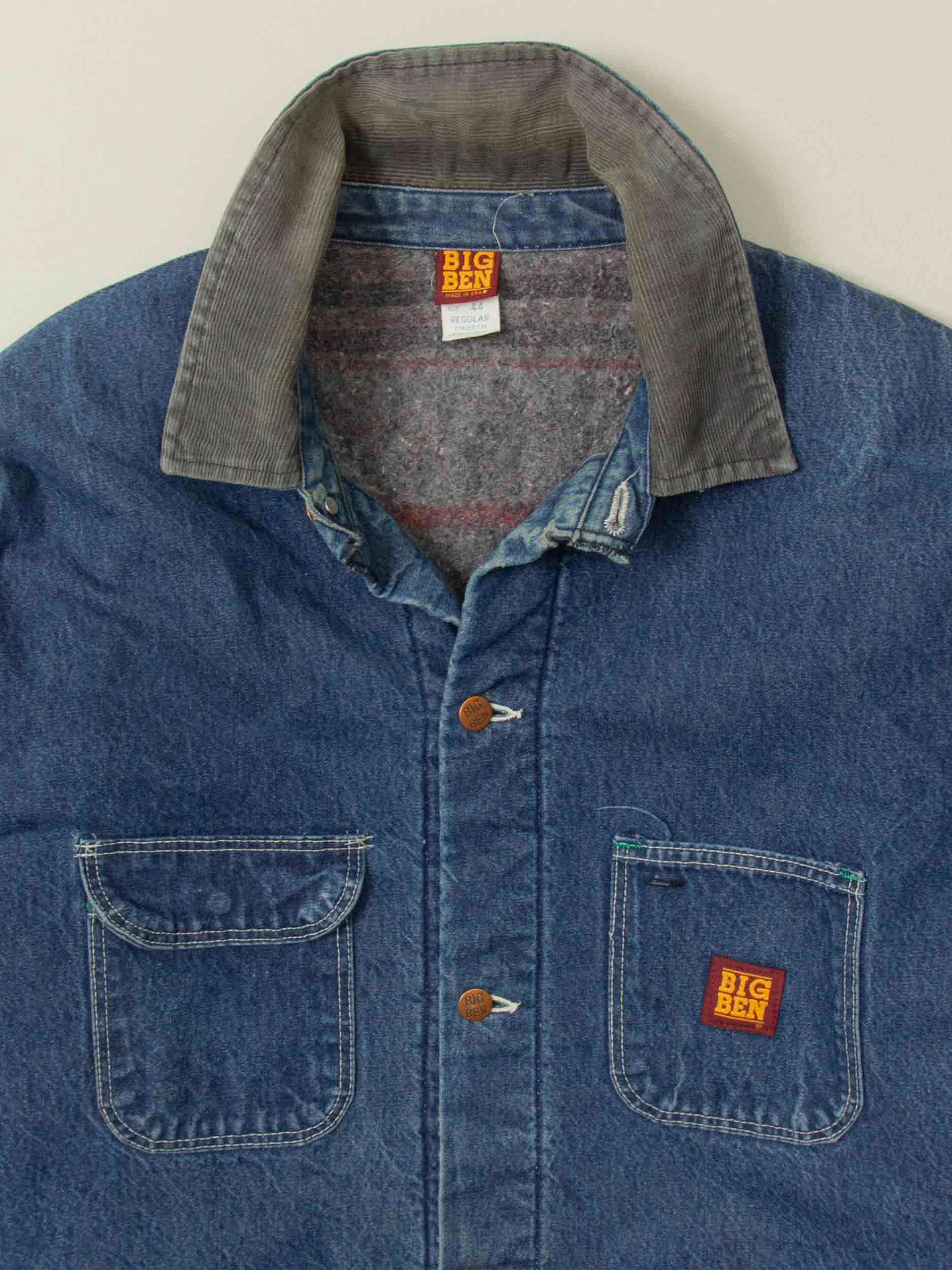 Vtg 1980s Big Ben Lined Loco Chore Jacket – Made in USA (L) - Image 2