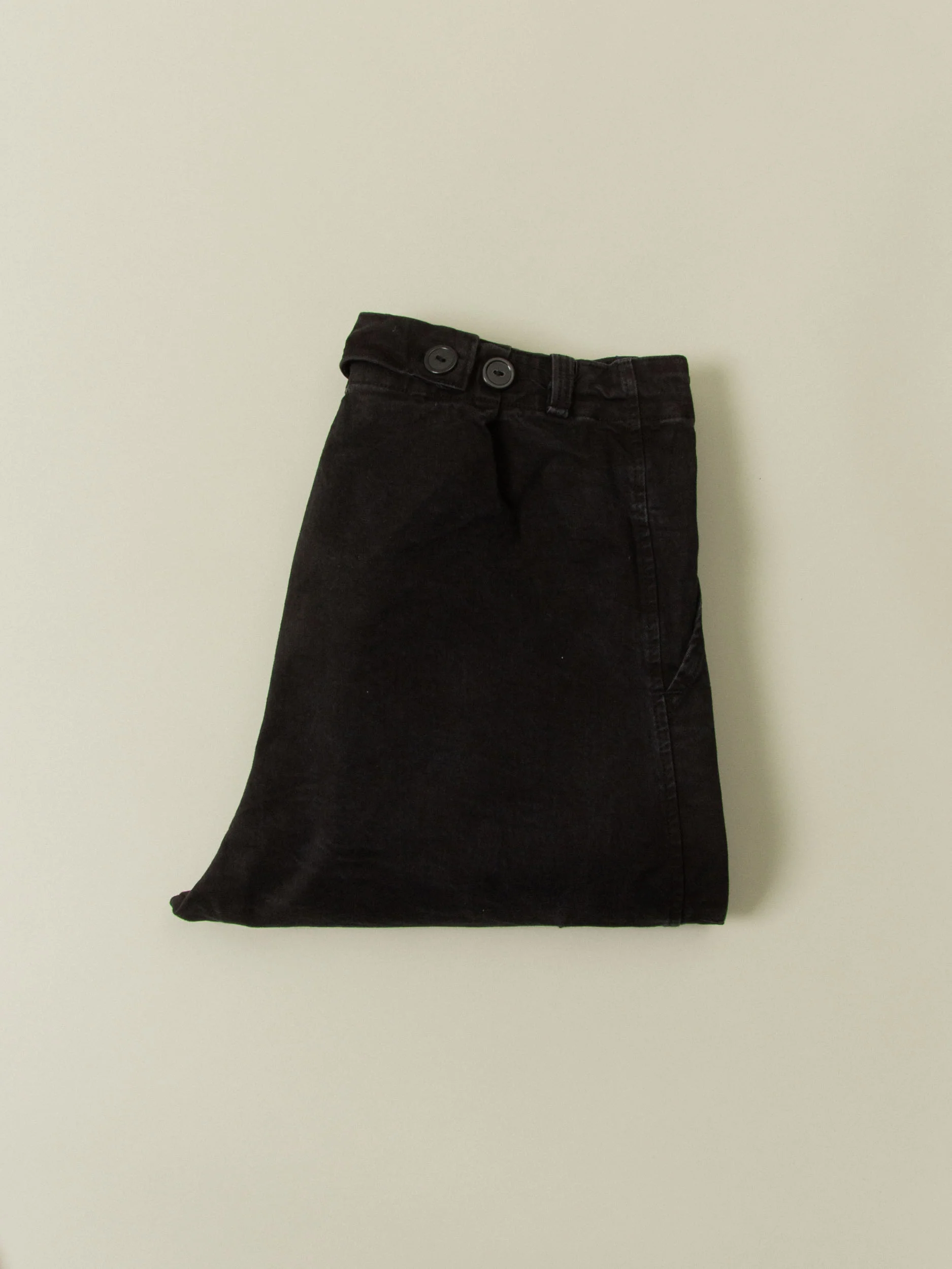 Vtg 1980s Black 'Fatigue' Trousers (32x30) - Image 6