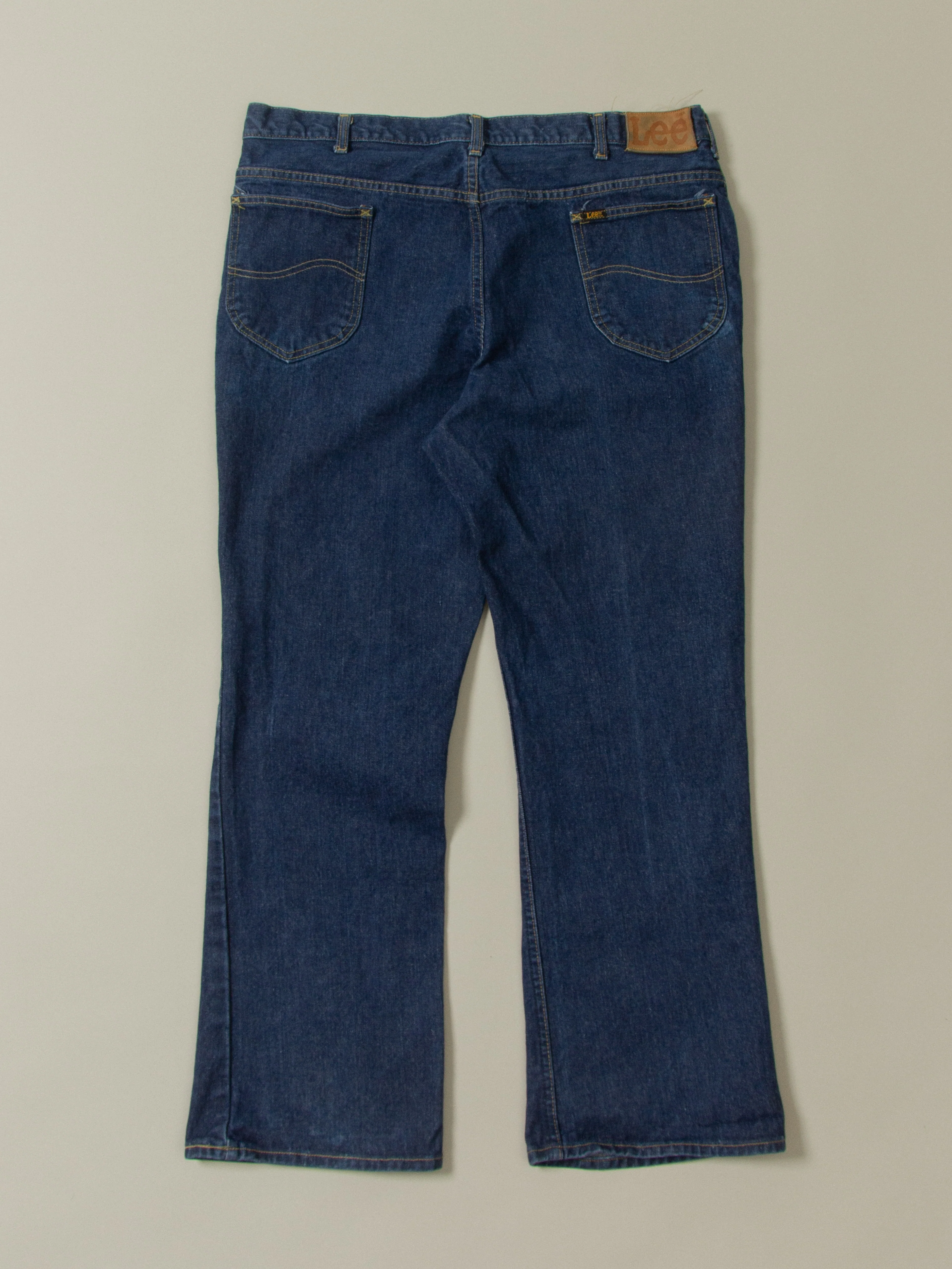 Vtg 1980s Bootcut Lee Rider Jeans - Made In USA (40x30) - Image 3