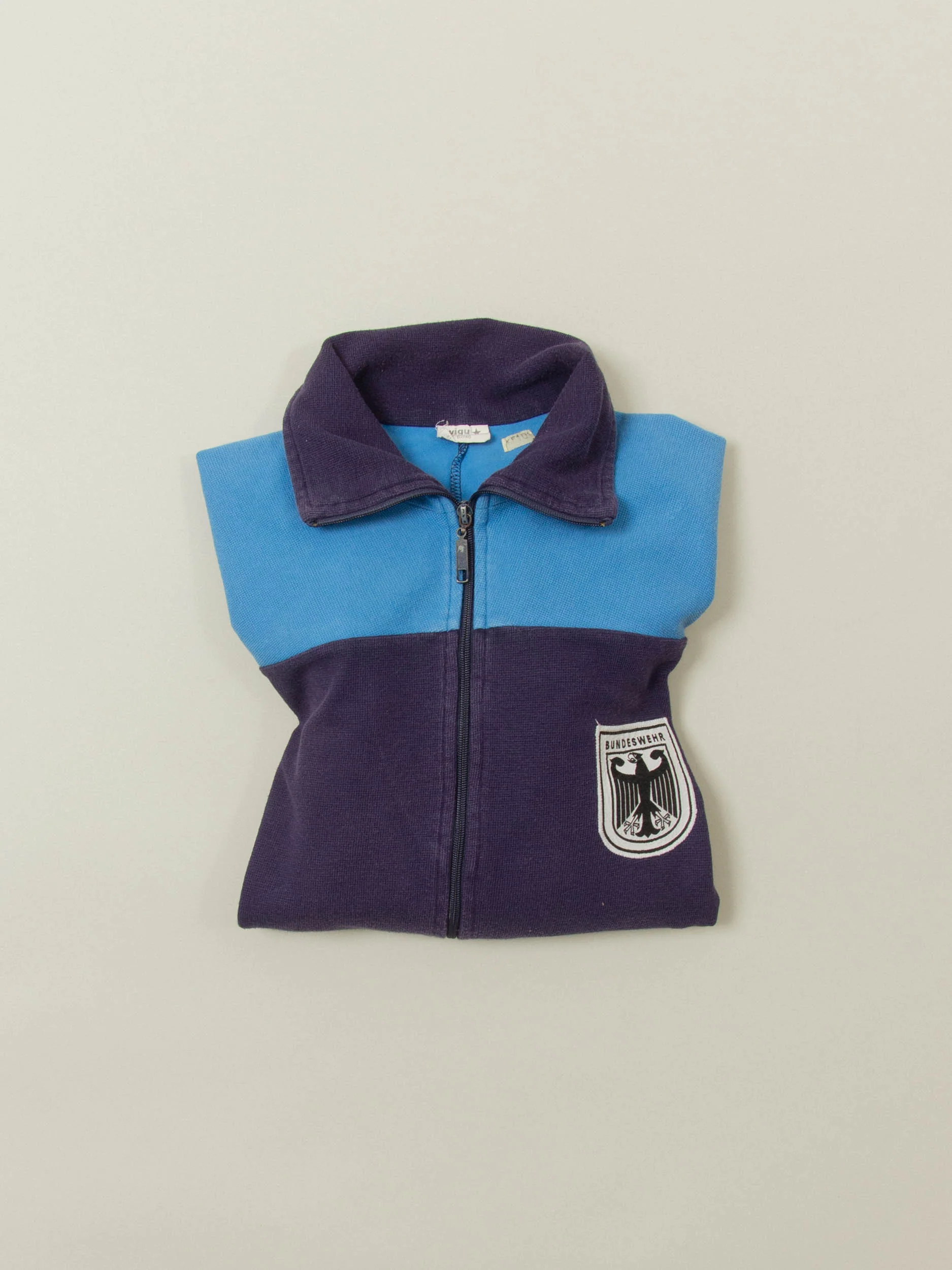 Vtg 1980s Bundeswehr Sports Zip Jacket - Image 4