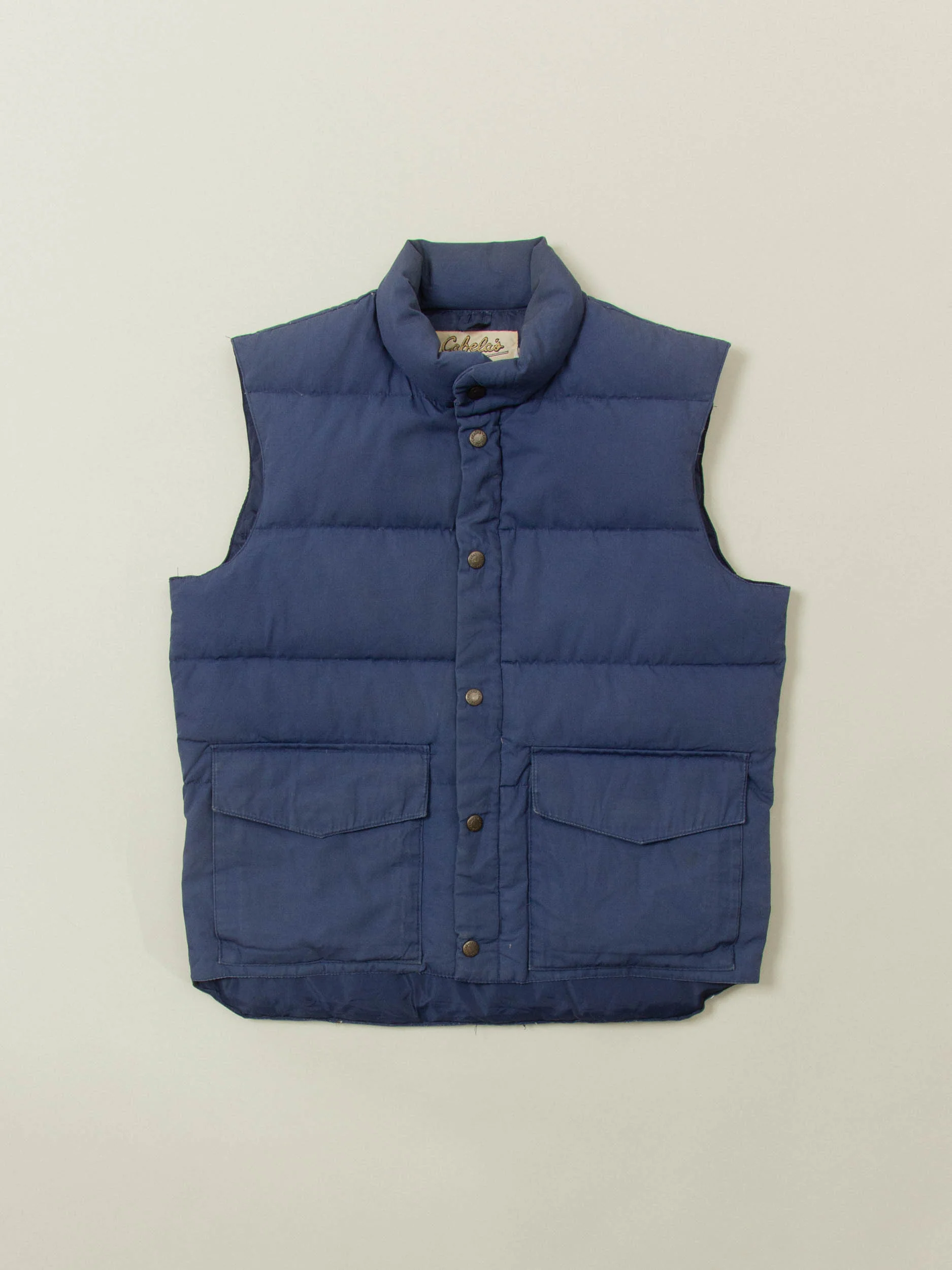 Vtg 1980s Cabela's Down Puffer Vest (S)
