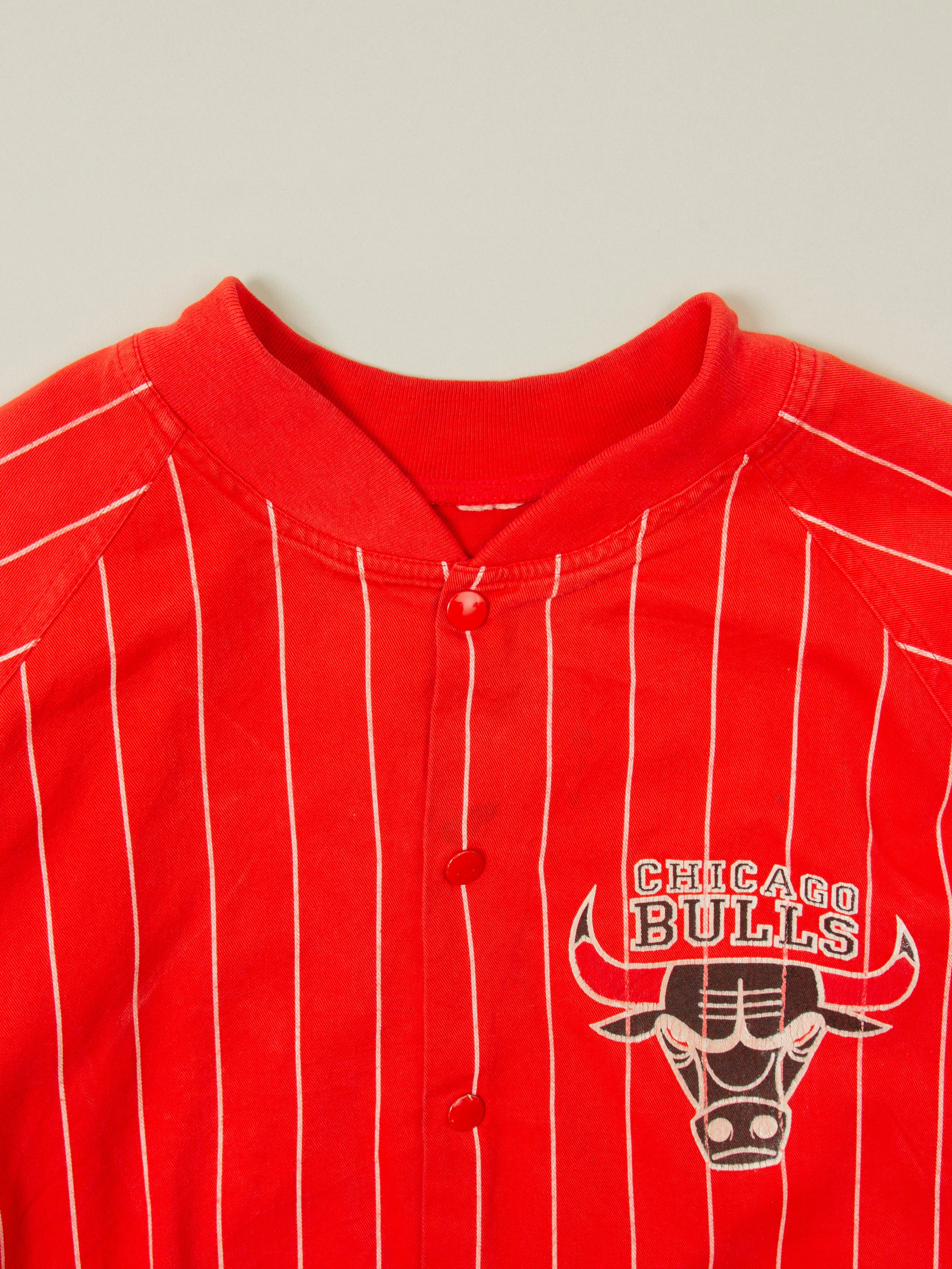Vtg 1980s Chicago Bulls Varsity/ Sports Jacket (L) - Image 3