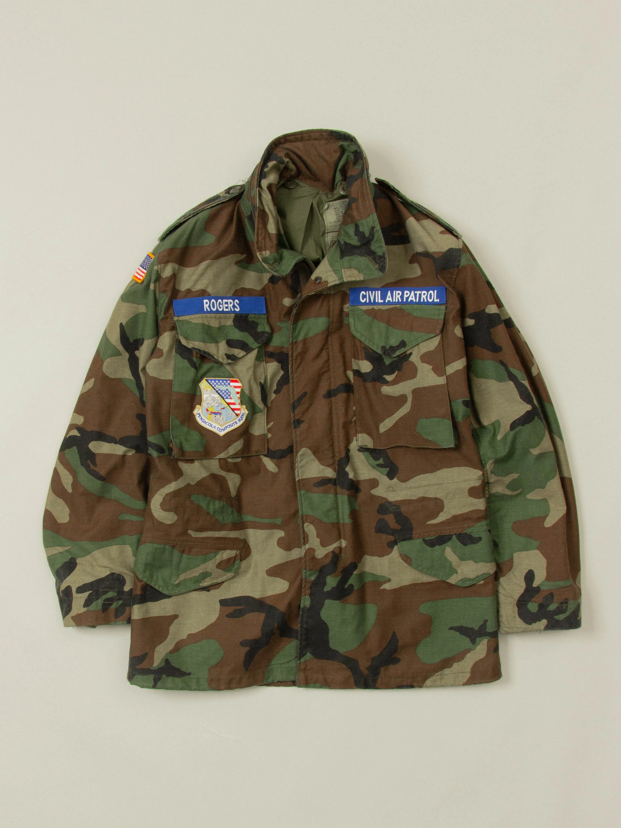 Vtg 1980s Civil Air Patrol M-65 Field Jacket (S-Reg)