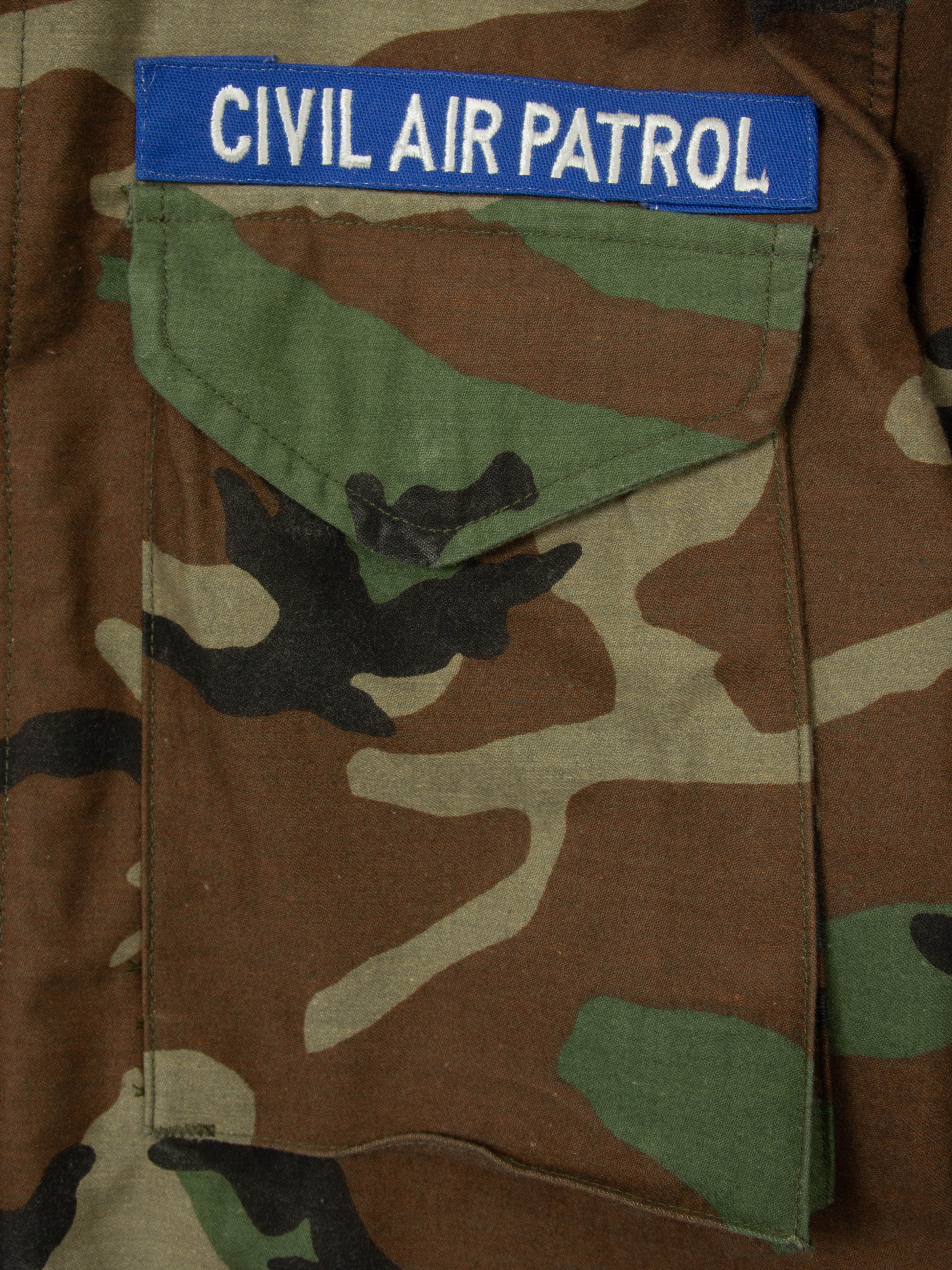 Vtg 1980s Civil Air Patrol M-65 Field Jacket (S-Reg) - Image 4