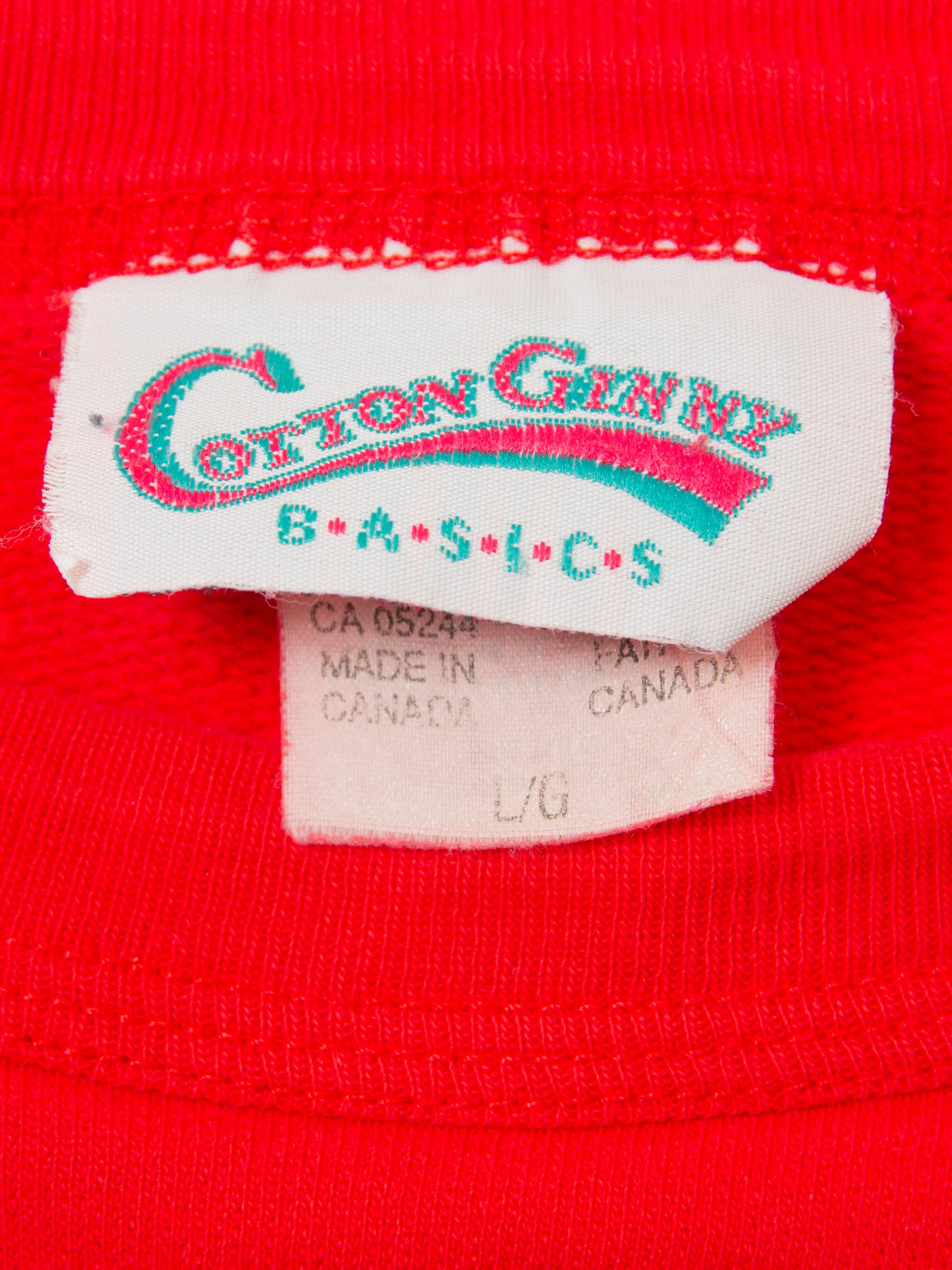 Vtg 1980s Cotton Ginny Sweatshirt - Made in Canada (S/M) - Image 2