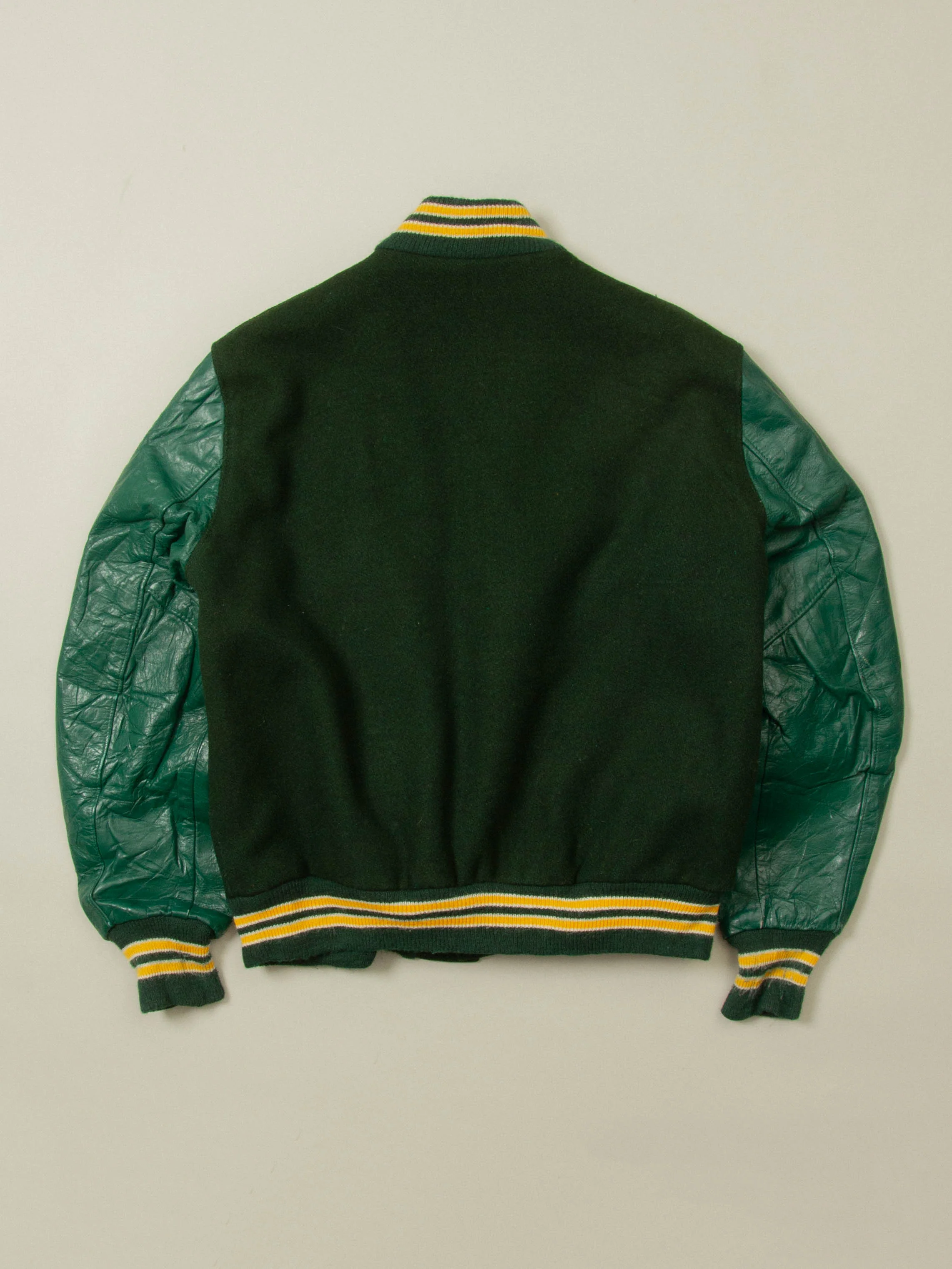 Vtg 1980s DeLong Varsity Wool Jacket (S) - Image 6