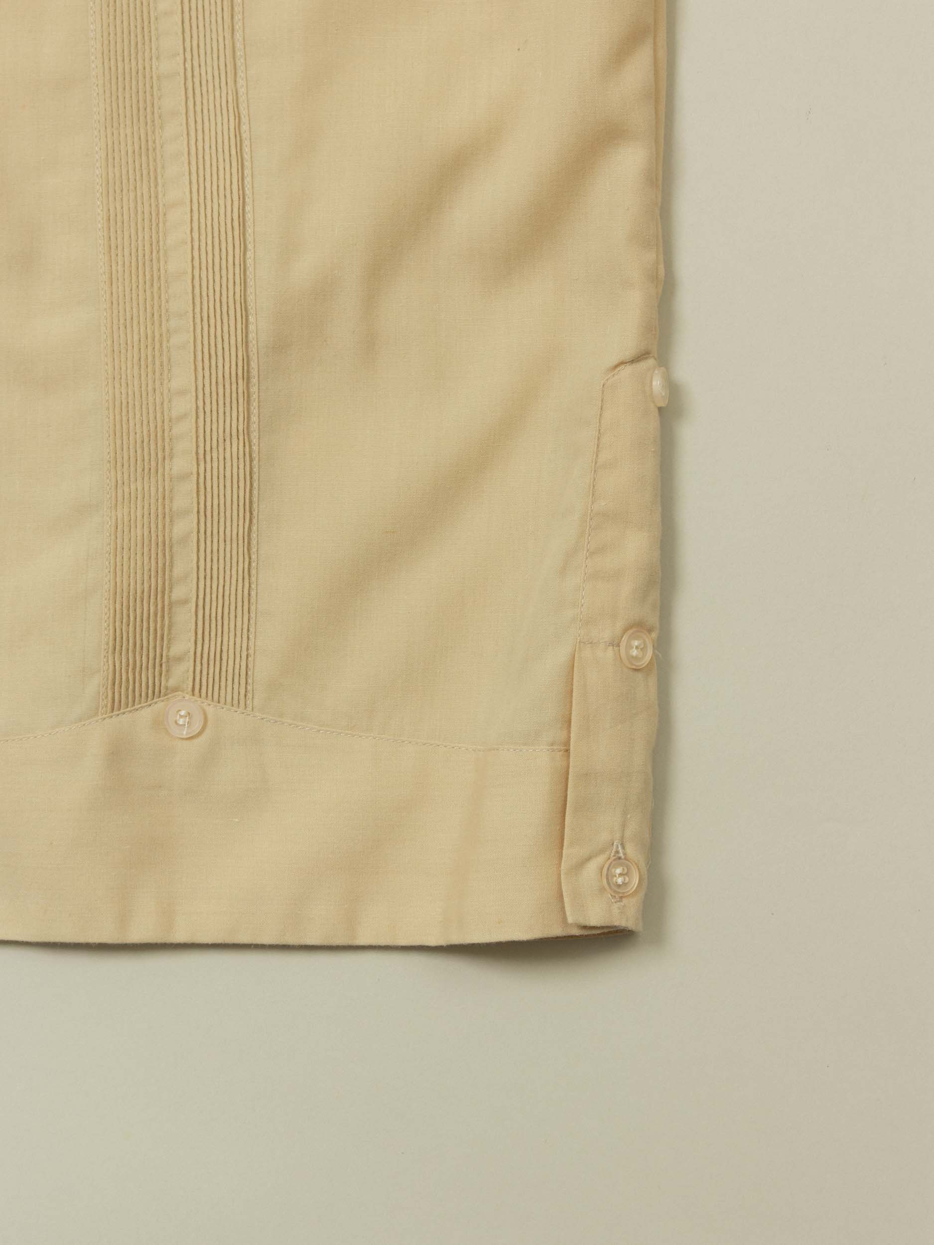 Vtg 1980s Guayabera Cuban Shirt – Made in Mexico (L) - Image 6