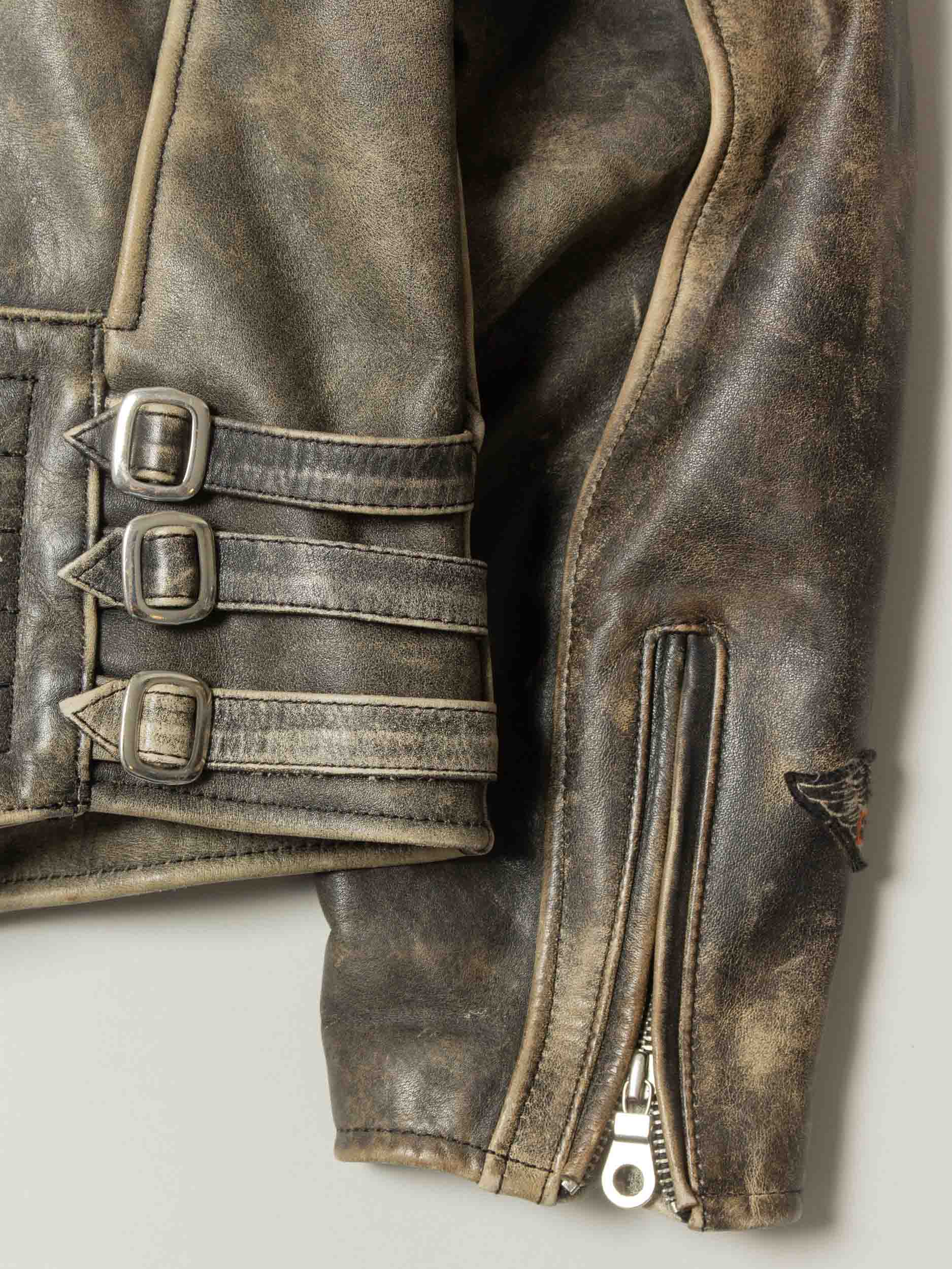 Vtg 1980s Harley-Davidson Leather Motorcycle Jacket – Made in USA (L) - Image 11