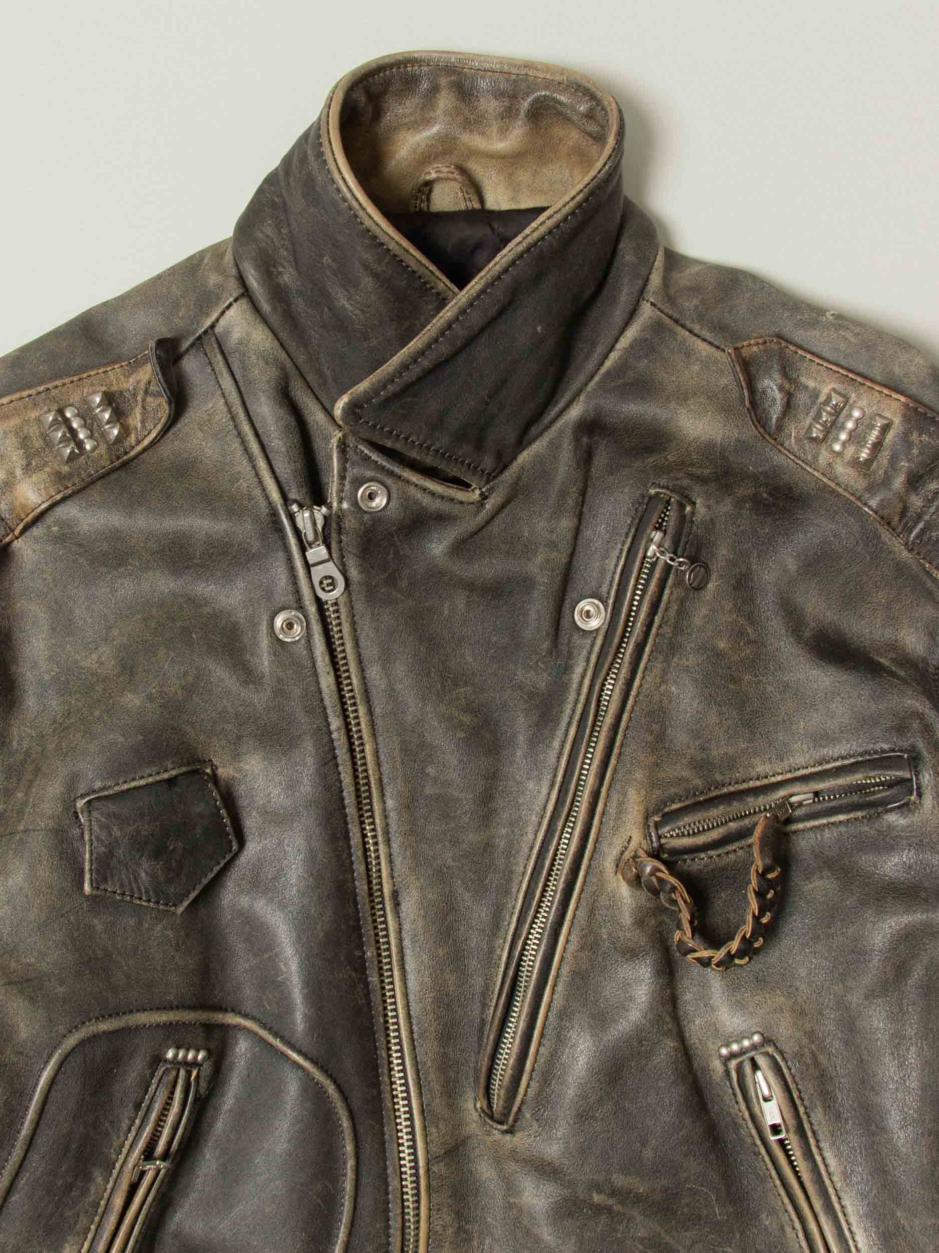 Vtg 1980s Harley-Davidson Leather Motorcycle Jacket – Made in USA (L) - Image 3