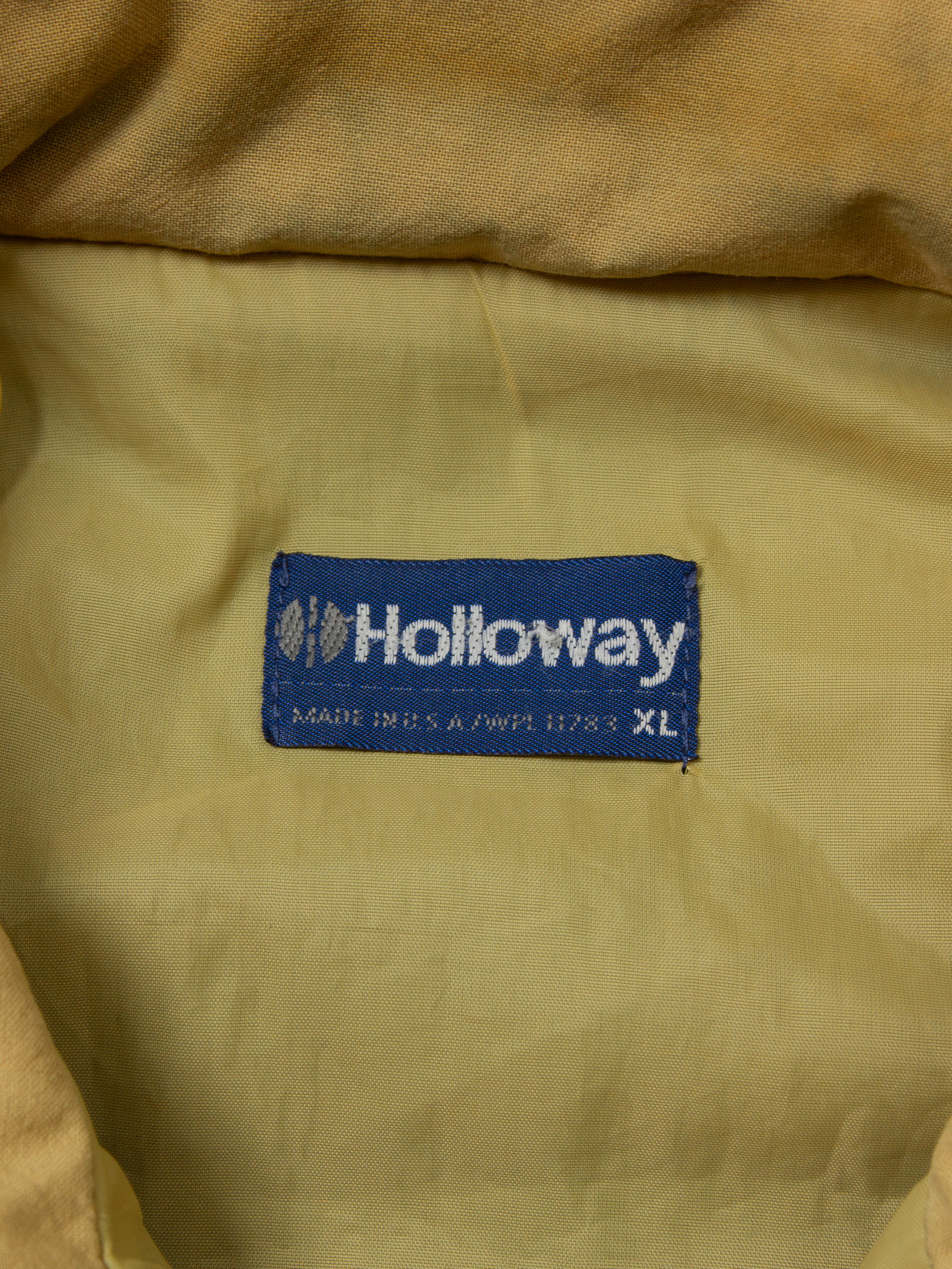 Vtg 1980s Holloway Sports Bomber Jacket - Made in USA (XL) - Image 5