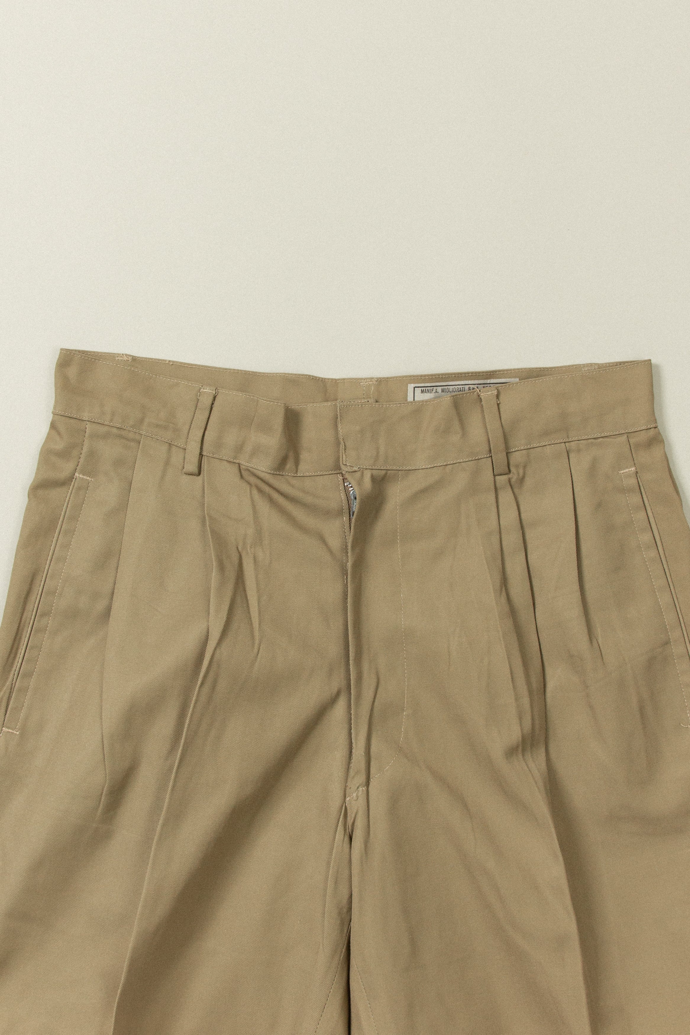 Vtg 1980s Italian Army Shorts - Image 4