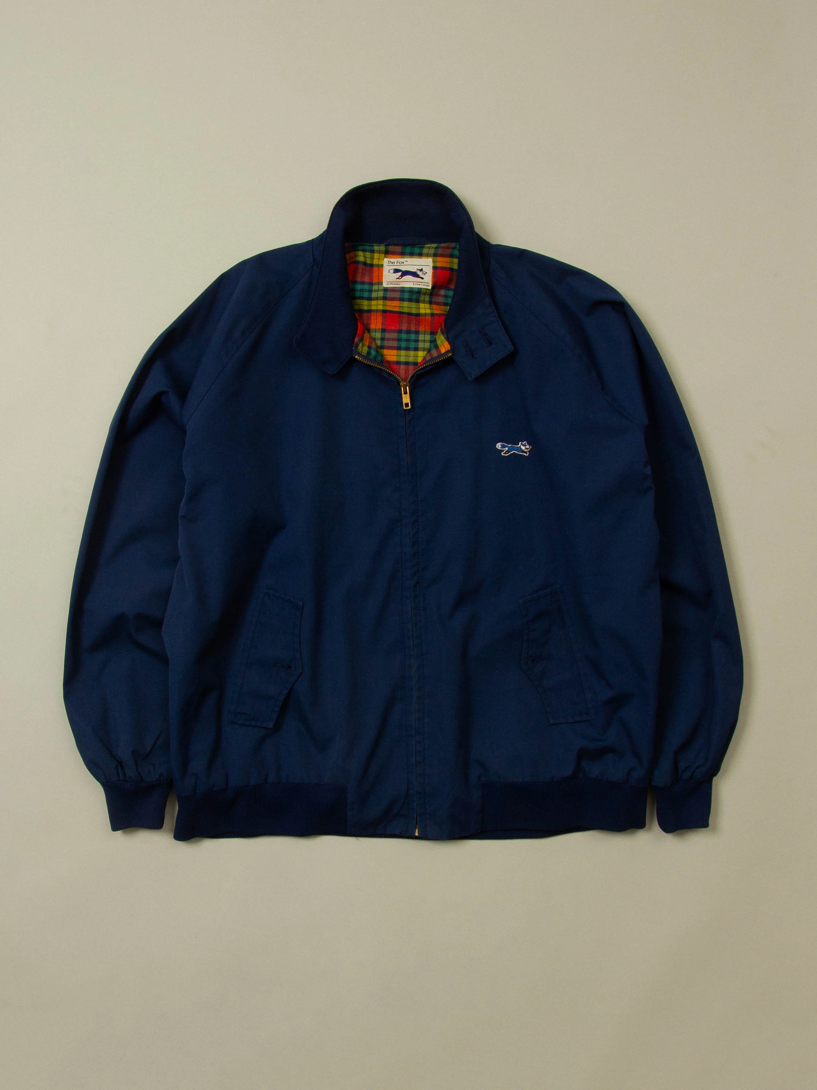 Vtg 1980s JCPenney 'The Fox' Harrington Jacket (XL)