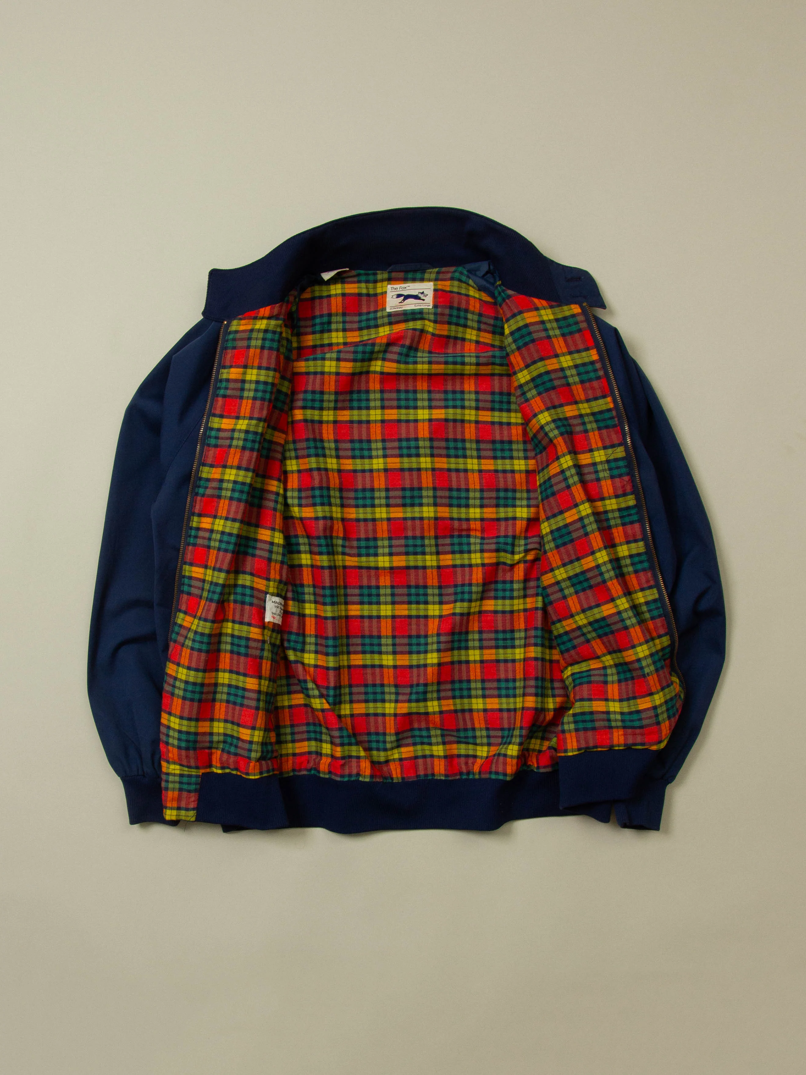 Vtg 1980s JCPenney 'The Fox' Harrington Jacket (XL) - Image 2