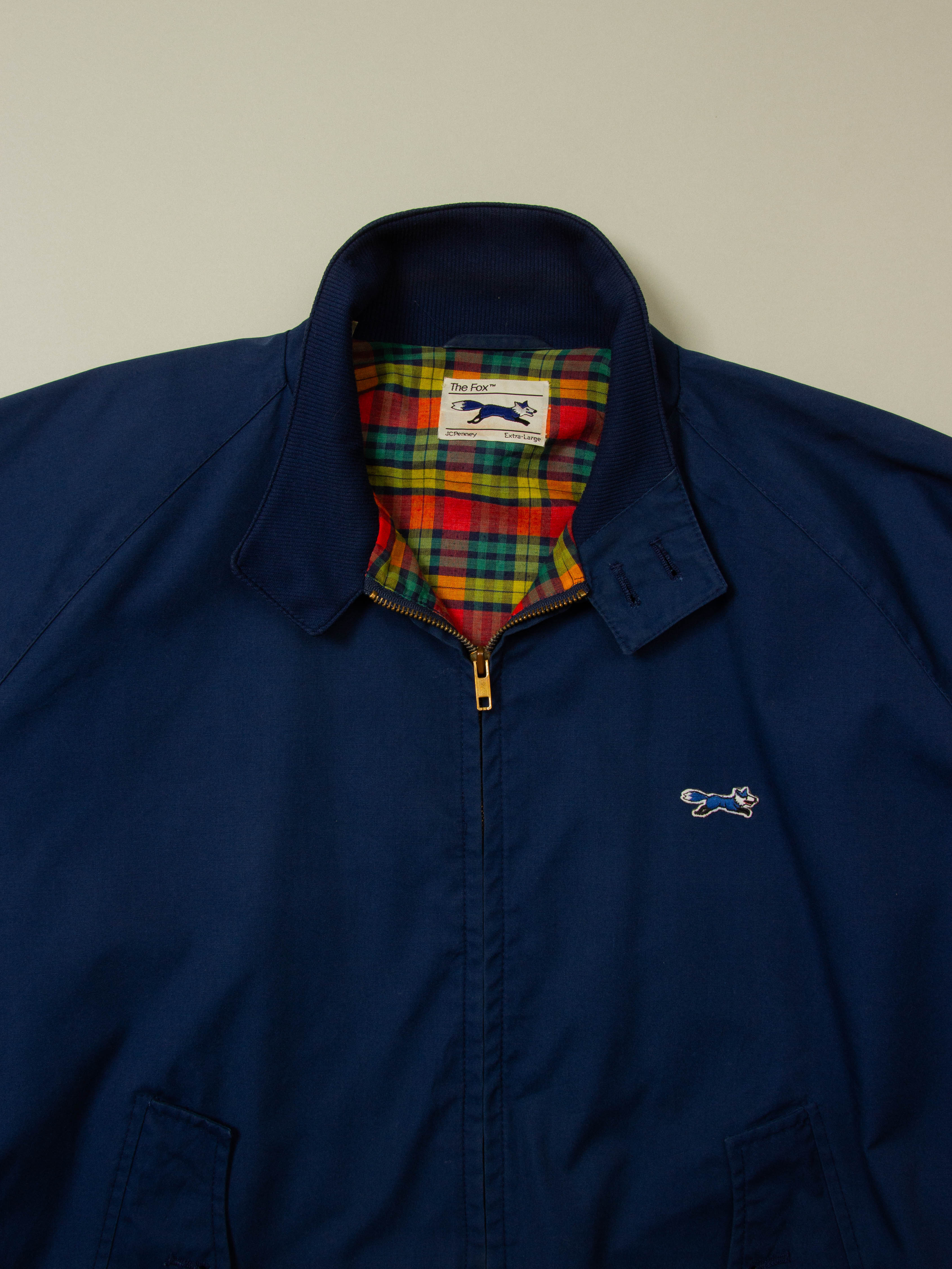 Vtg 1980s JCPenney 'The Fox' Harrington Jacket (XL) - Image 5