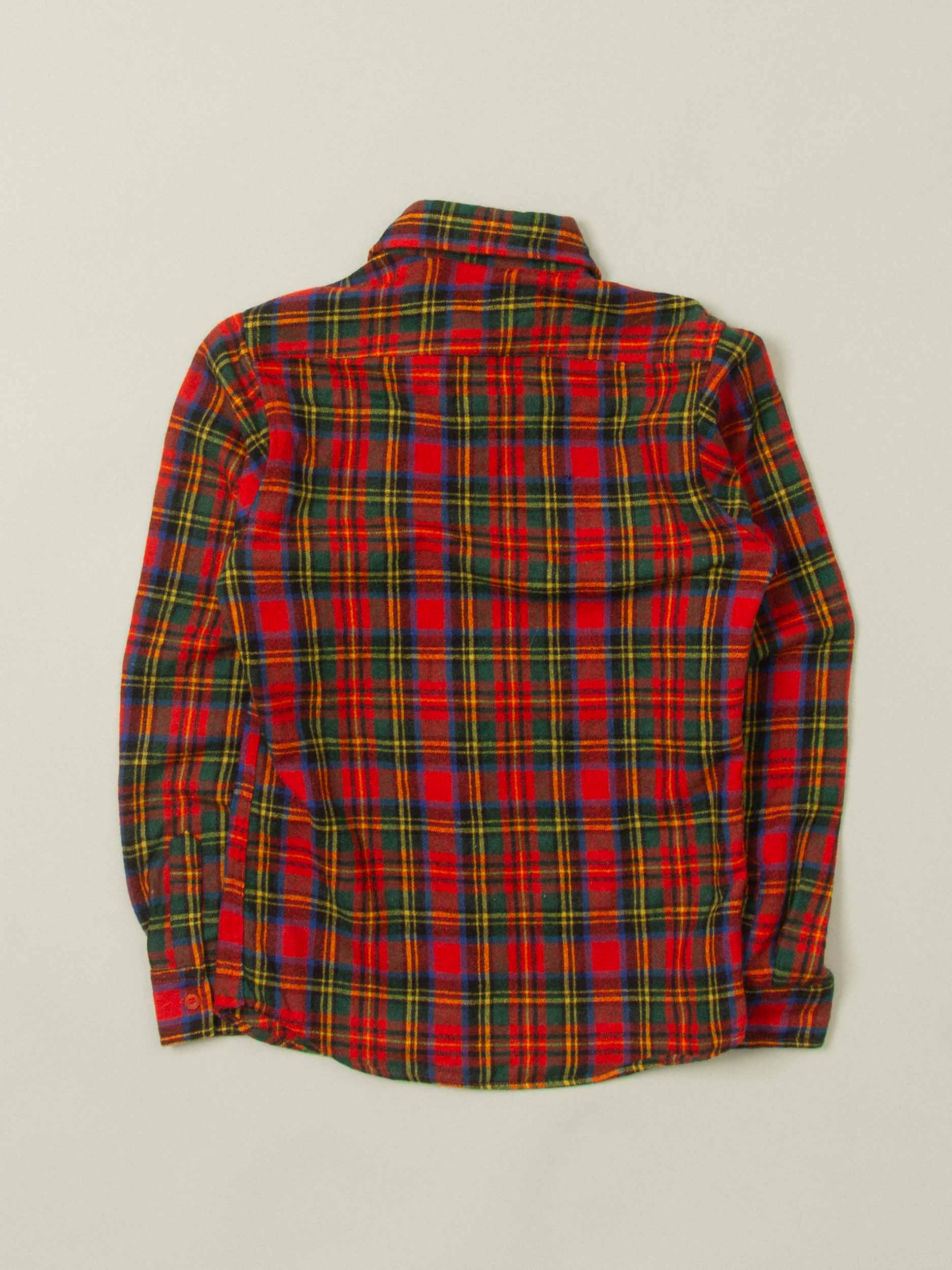Vtg 1980s JCPenney Wool Shirt – Made in Korea (XS) - Image 5