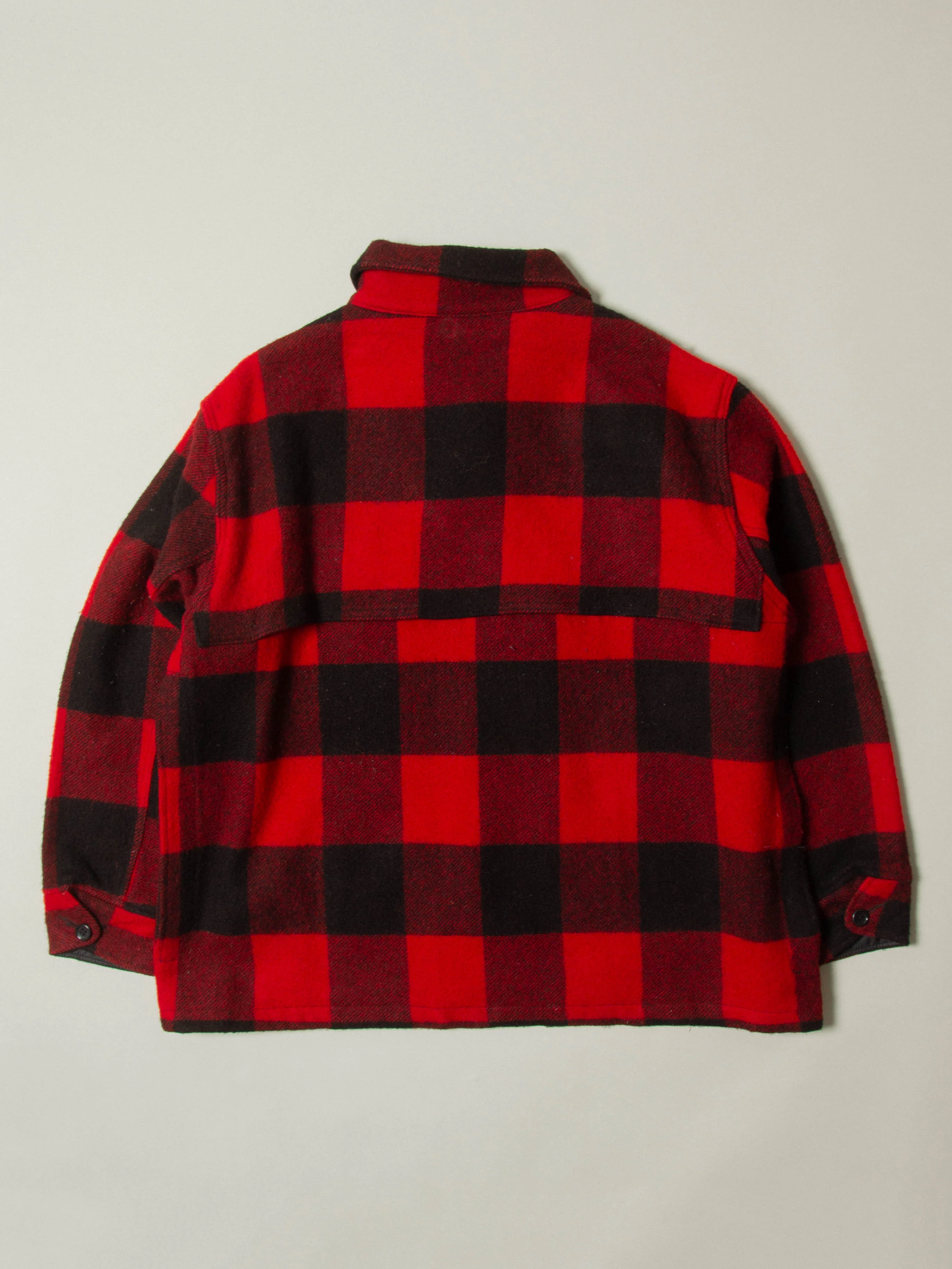 Vtg 1980s L.L.Bean Buffalo Plaid Hunting Jacket - Made in USA (XXL) - Image 3