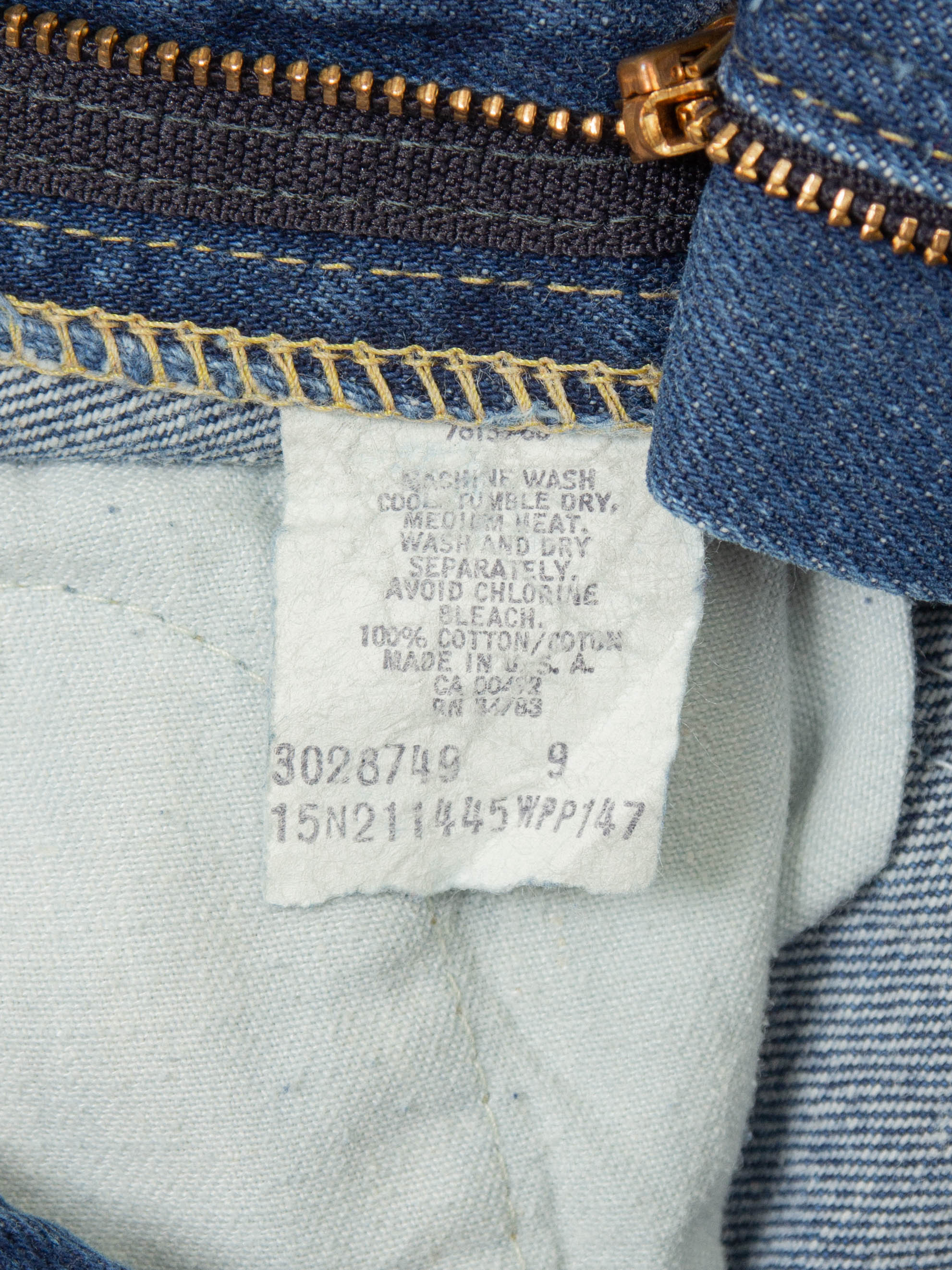 Vtg 1980s Lee Riders Jeans - Made in USA (25x34) - Image 8