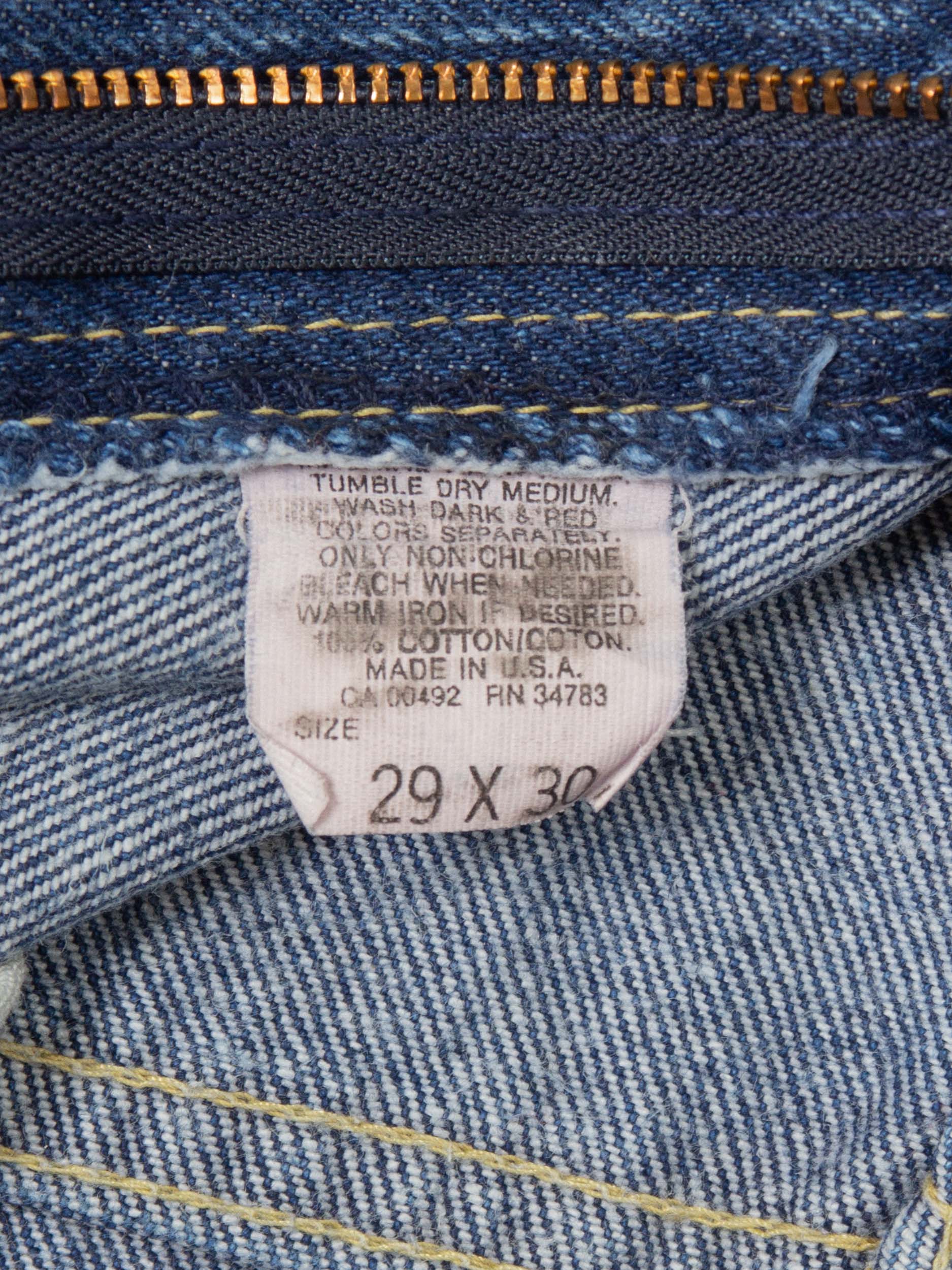 Vtg 1980s Lee Riders Jeans - Made in USA (27x29) - Image 5