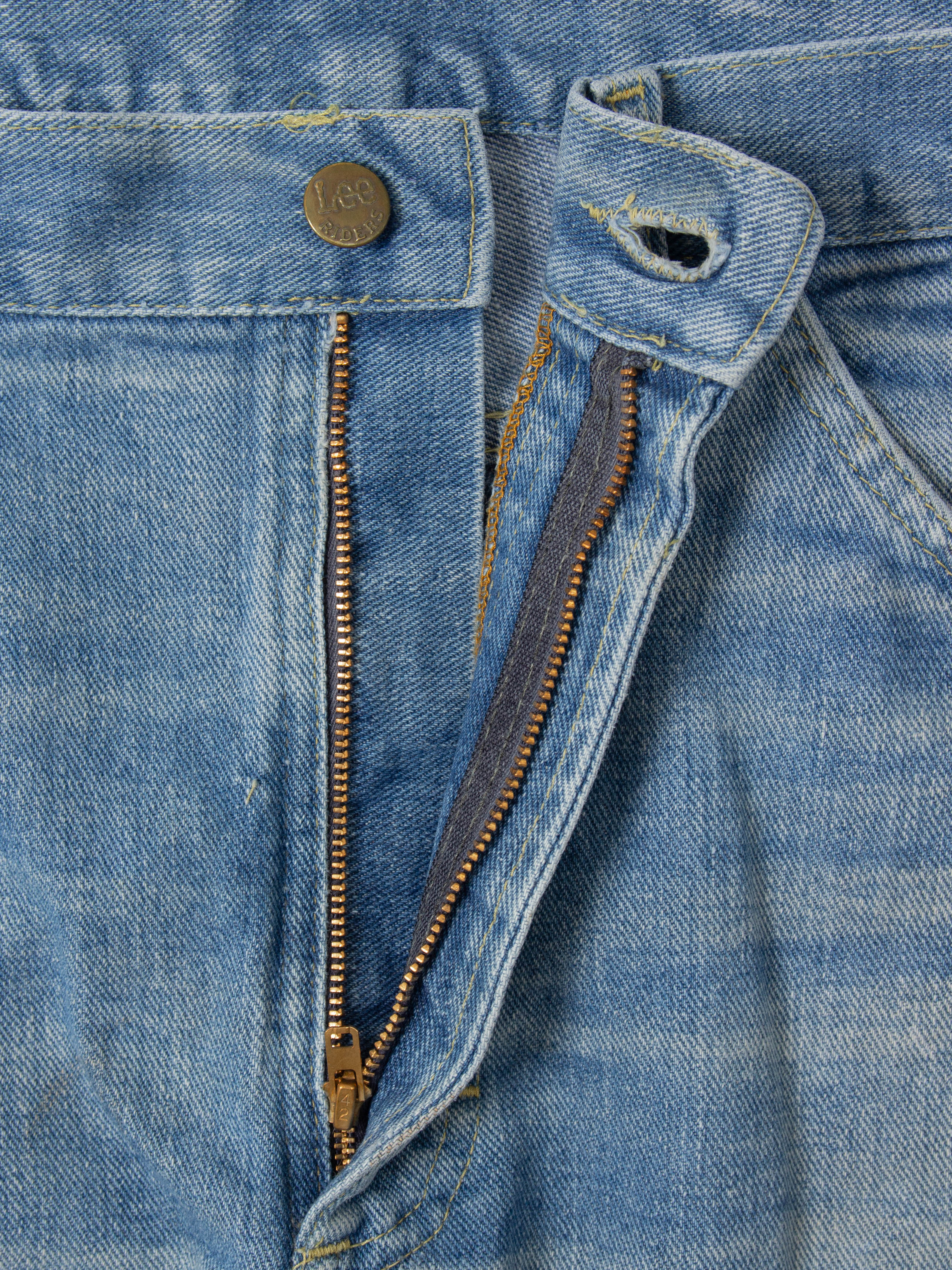 Vtg 1980s Lee Riders Jeans - Made in USA (38x34) - Image 3