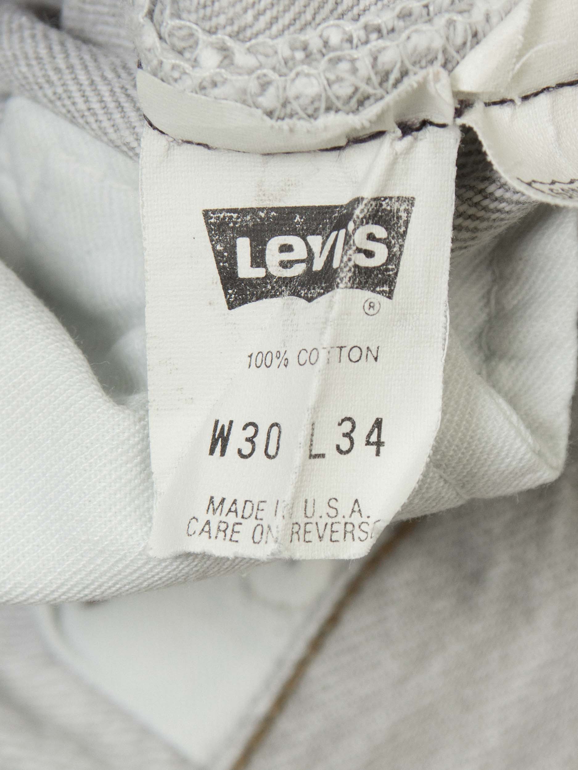 Vtg 1980s Levi's 501 Jeans – Made in USA (30x33) - Image 3