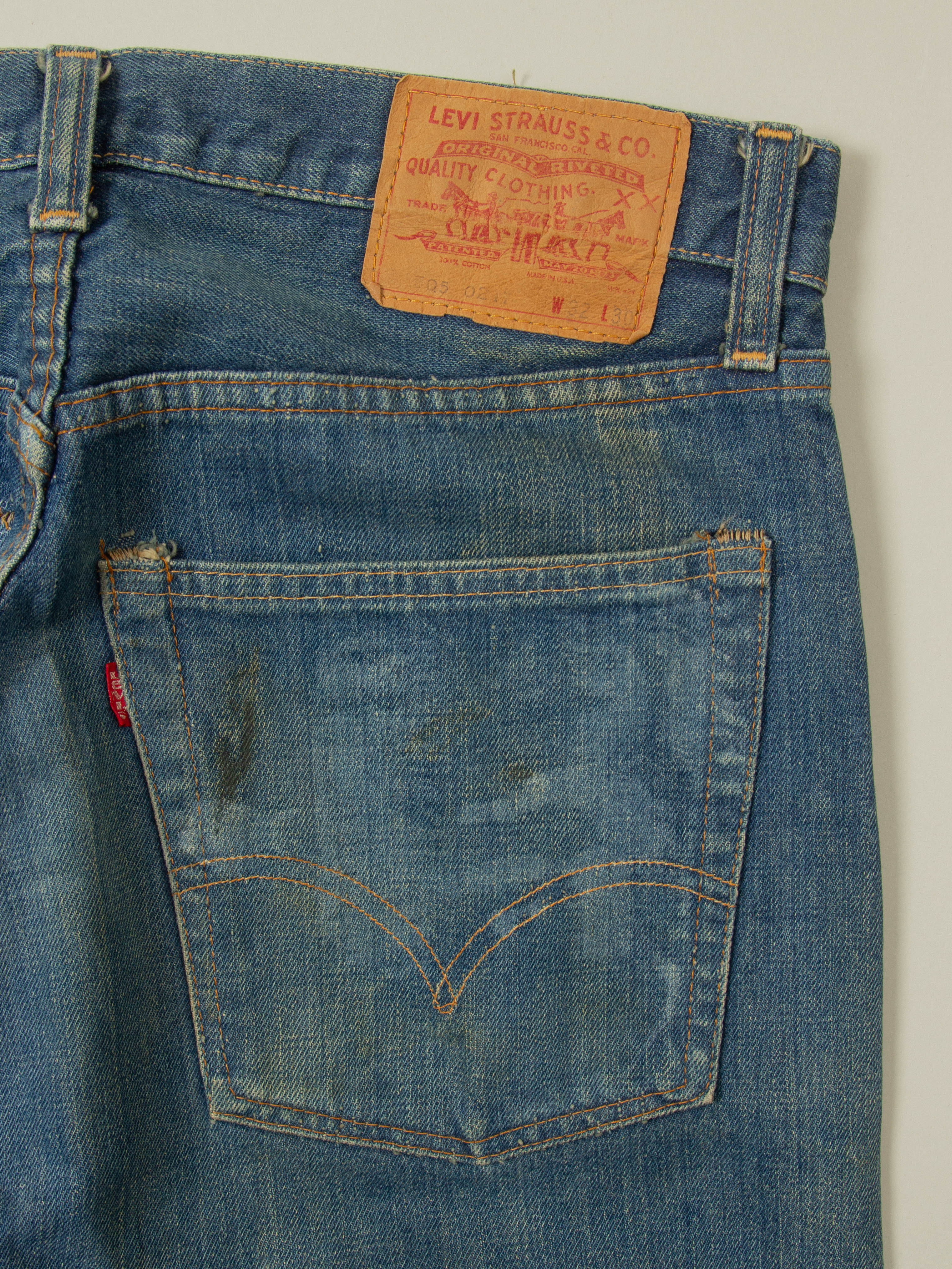 Vtg 1980s Levi's 505 - Made in USA (32x30) - Image 7