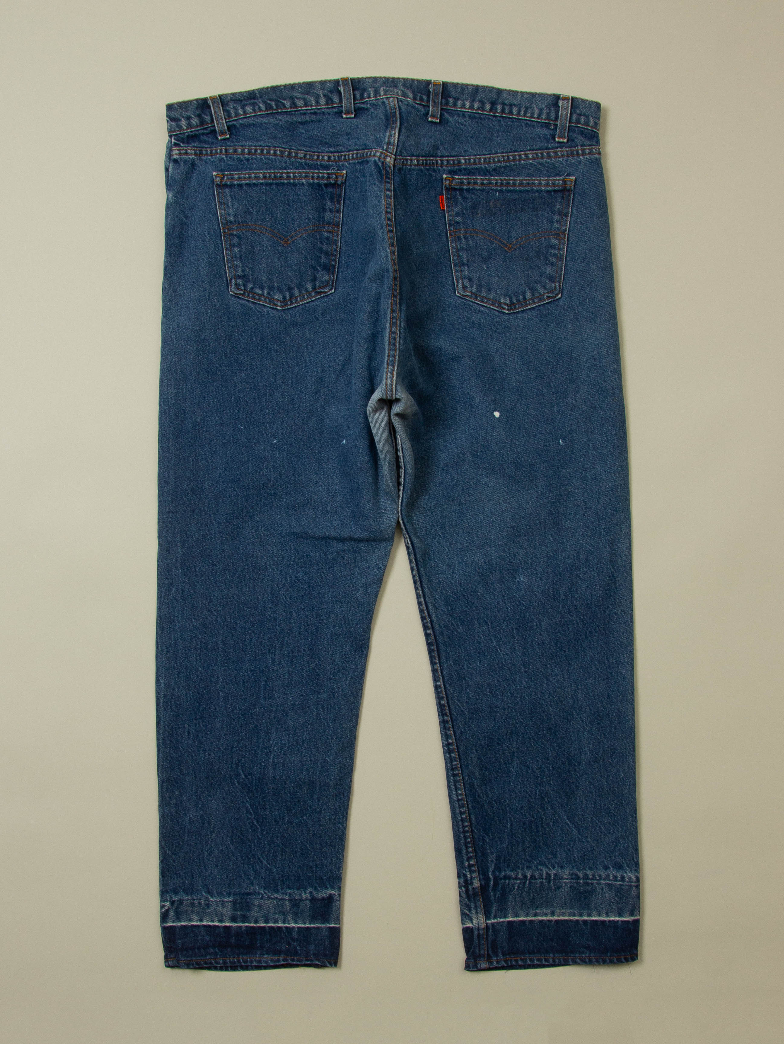Vtg 1980s Levi's 505 Orange Tab Jeans - Made in USA (44x30) - Image 4