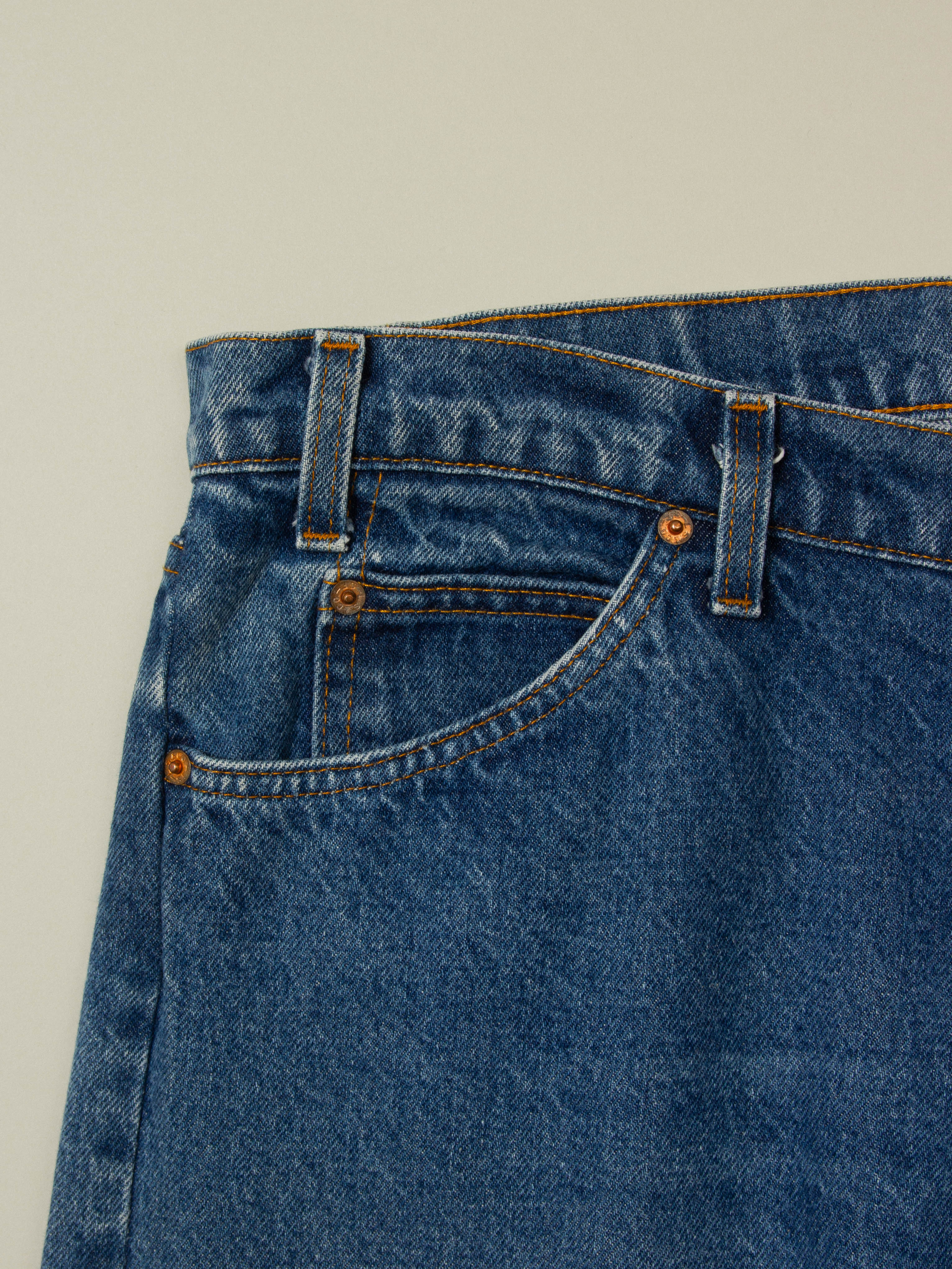 Vtg 1980s Levi's 505 Orange Tab Jeans - Made in USA (44x30) - Image 5