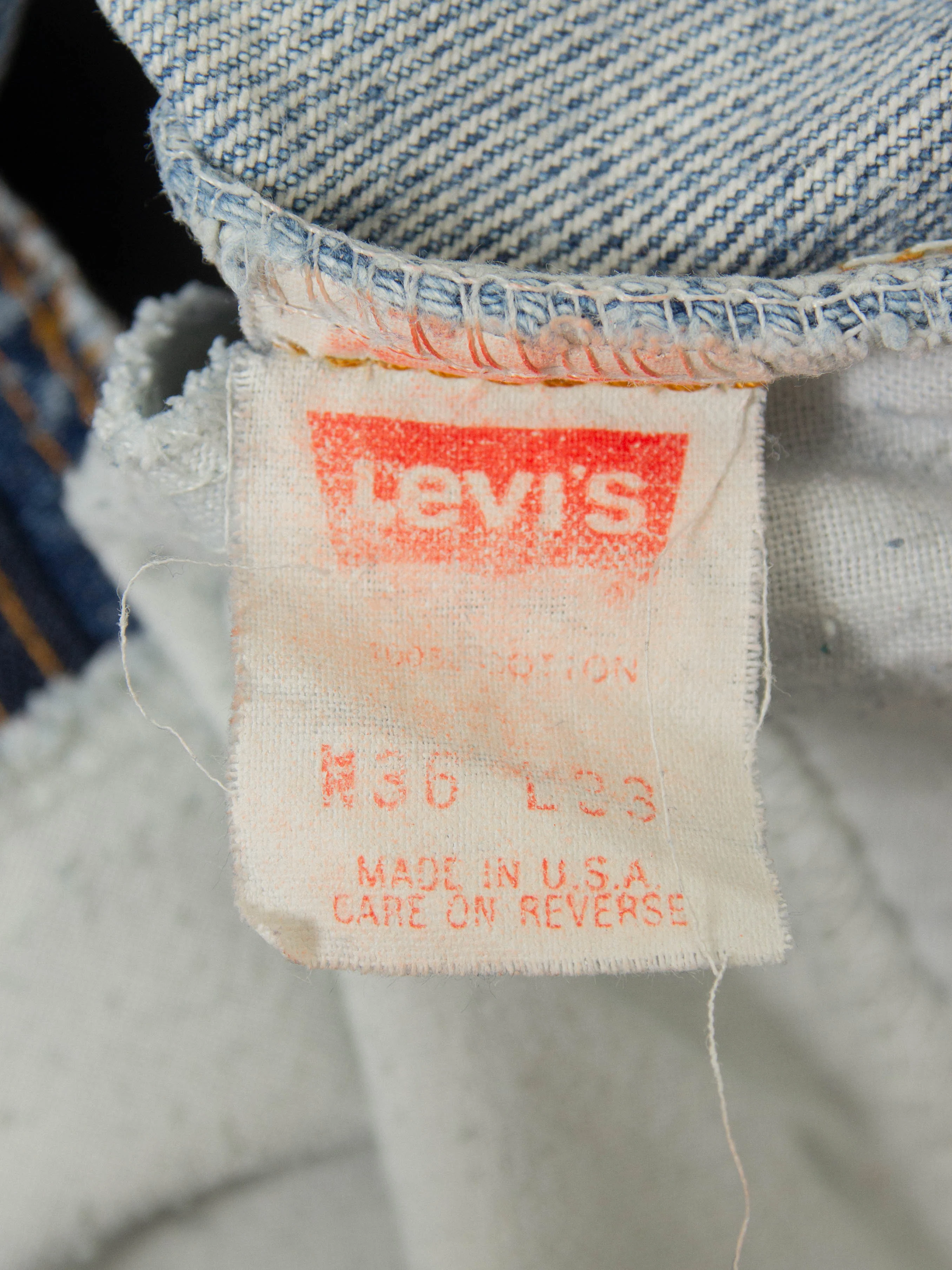 Vtg 1980s Levi's 517 Jeans - Made in USA (38x32) - Image 4