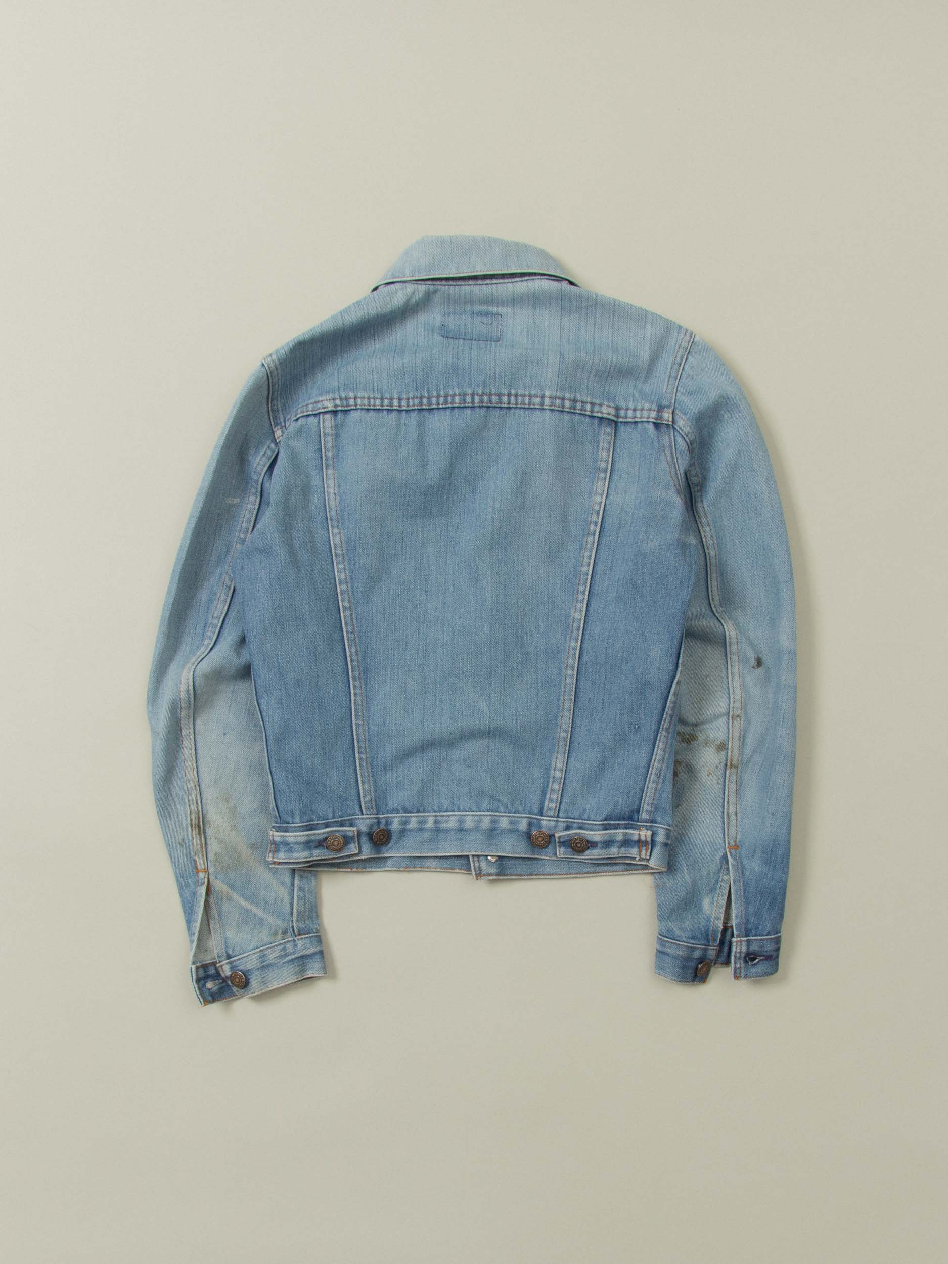 Vtg 1980s Levi's Denim Jacket - Made in USA (S) - Image 6