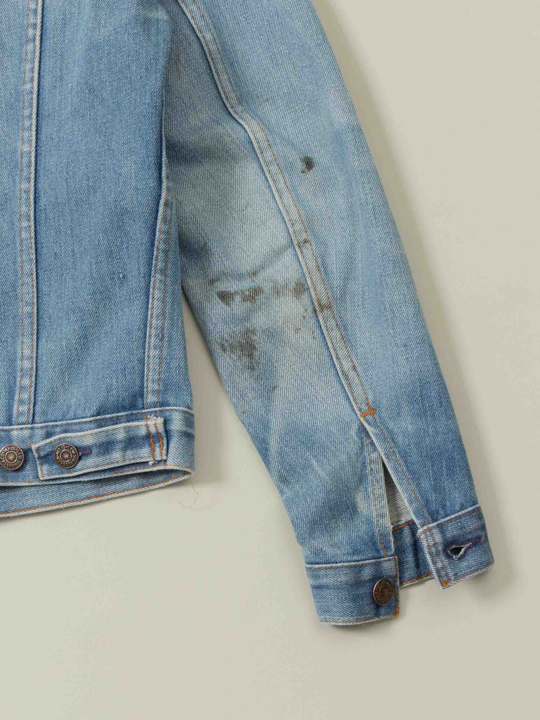 Vtg 1980s Levi's Denim Jacket - Made in USA (S) - Image 7