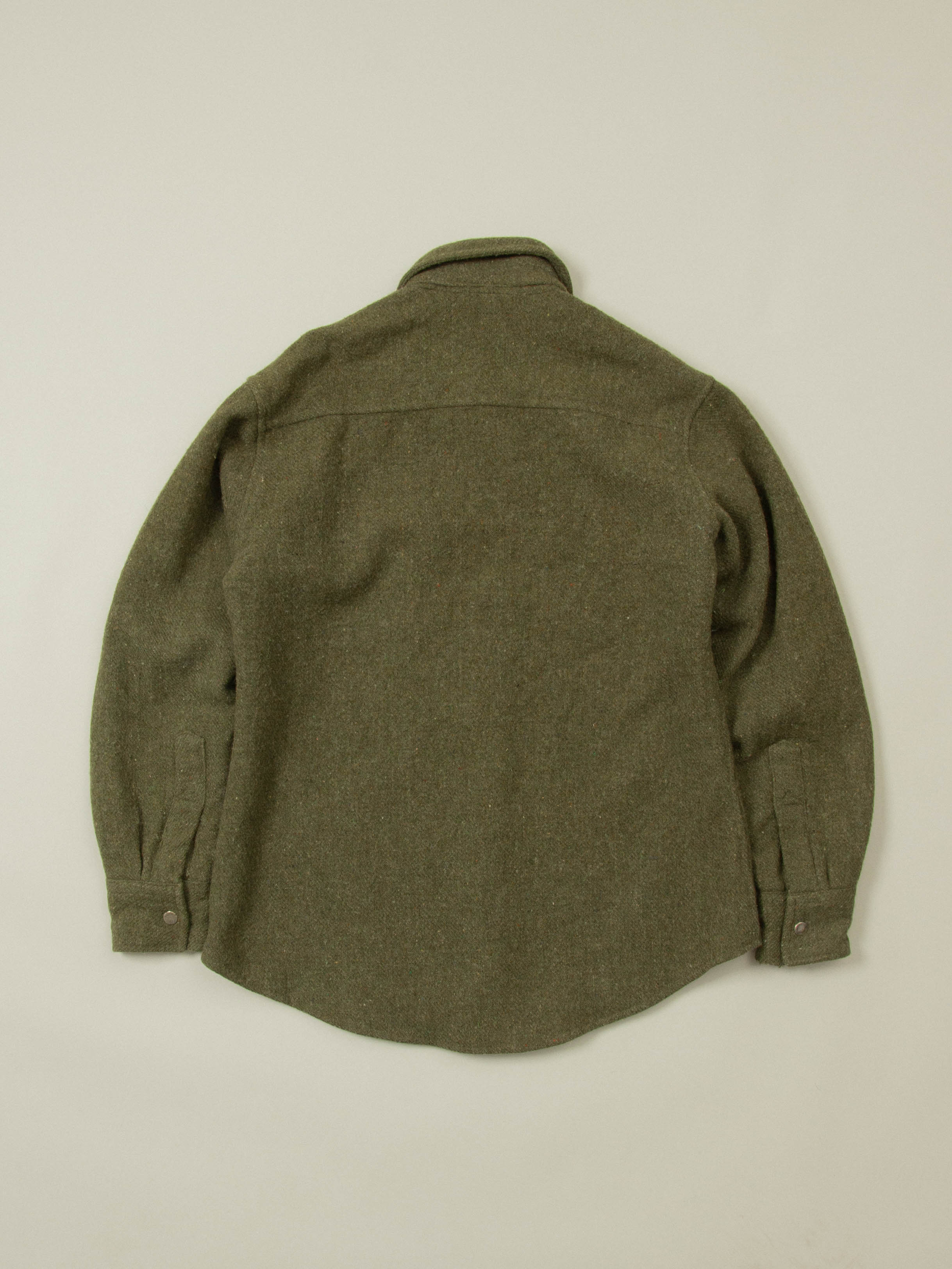 Vtg 1980s Lined Wool Shirt (S/M) - Image 5