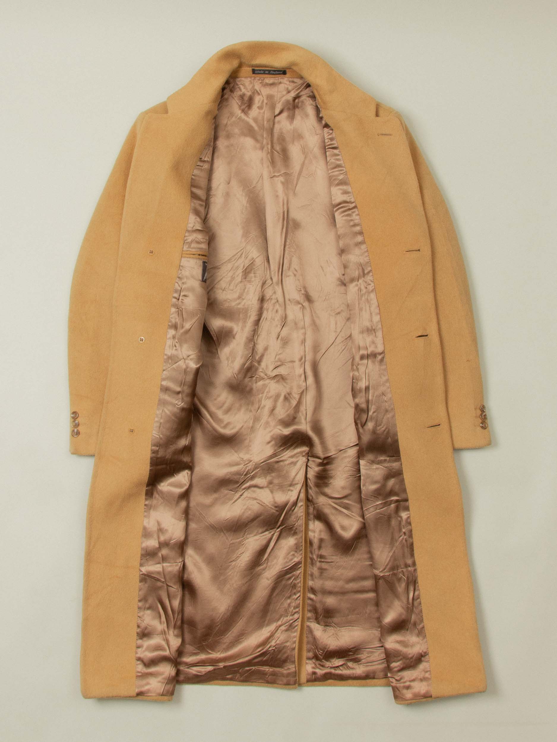 Vtg 1980s Lord & Taylor Wool Coat – Made in England (L) - Image 7