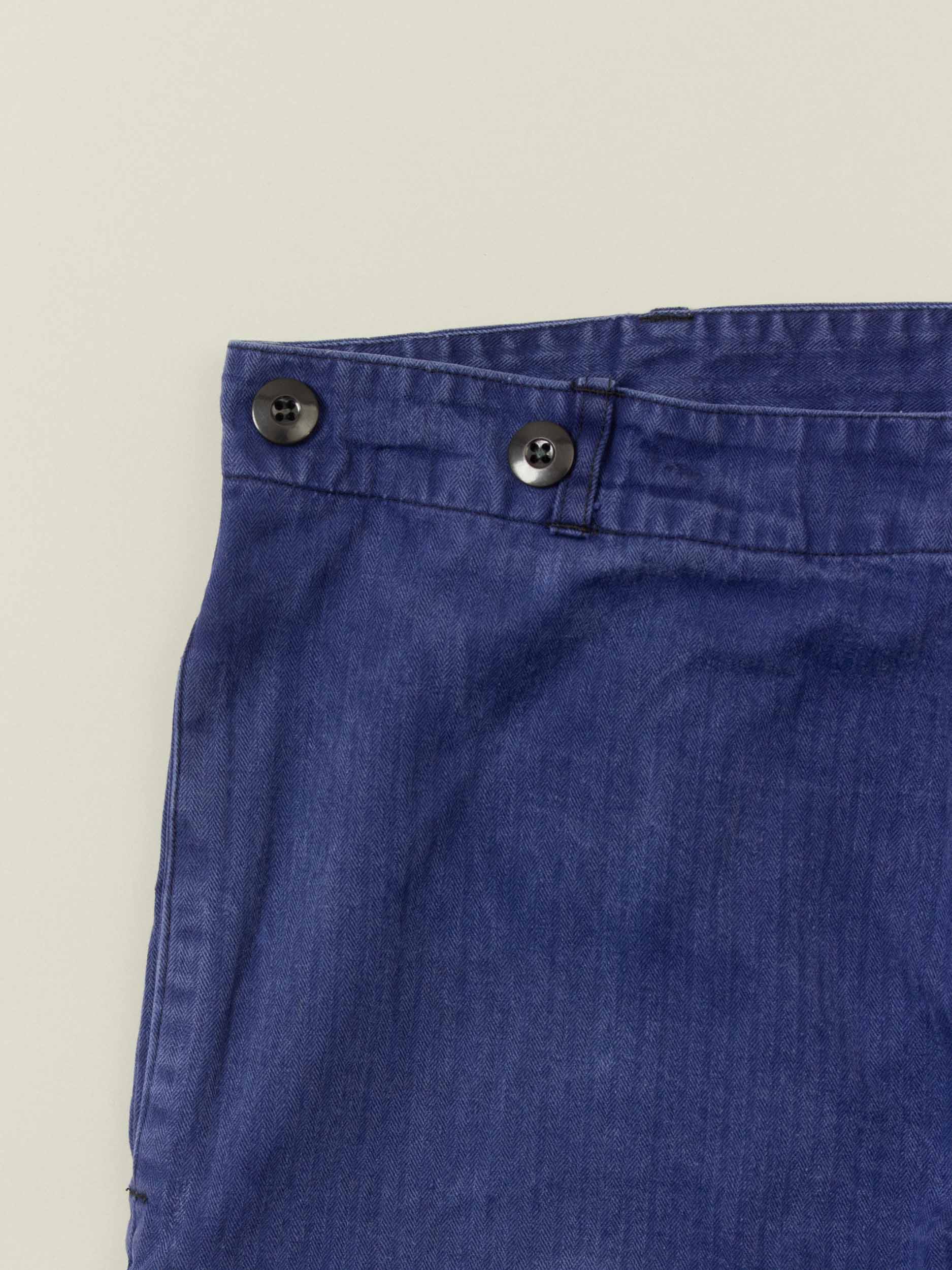 Vtg 1980s Military HBT Work Trousers (36x29) - Image 5