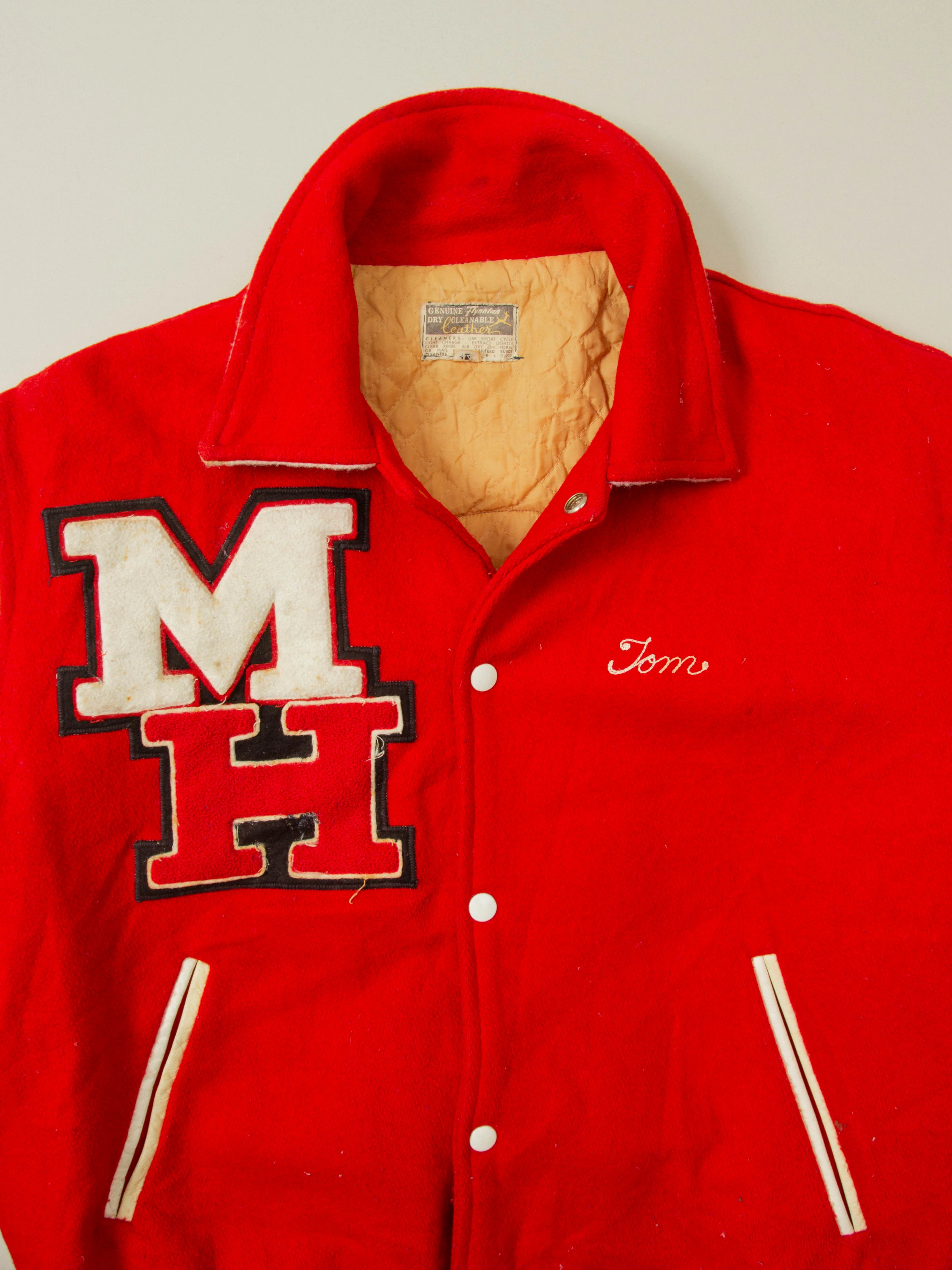 Vtg 1980s Morris Hills Varsity Jacket - Made in USA (M/L) - Image 3