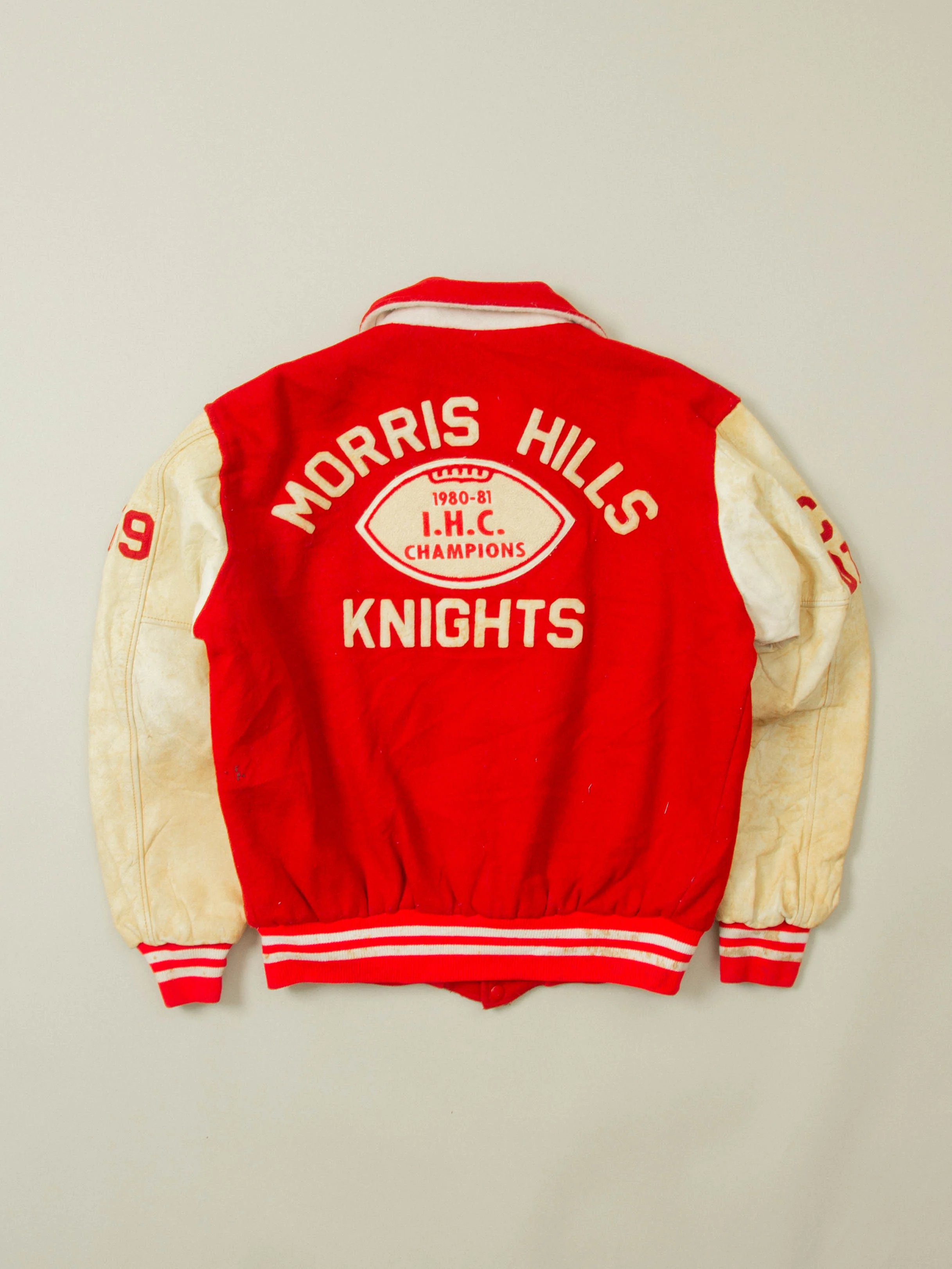 Vtg 1980s Morris Hills Varsity Jacket - Made in USA (M/L) - Image 7