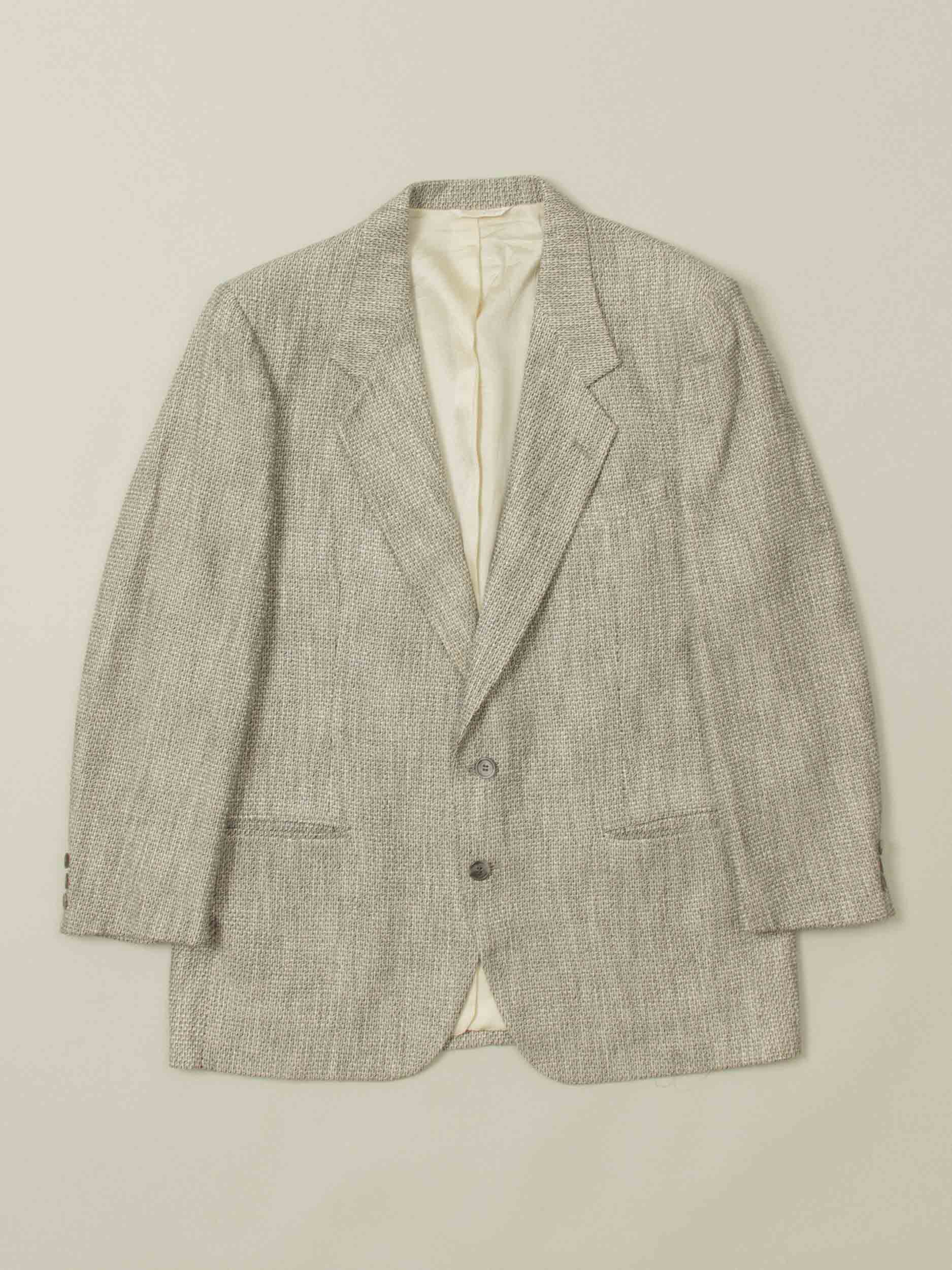 Vtg 1980s Nino Cerruti Tweed Blazer – Made in USA (L)