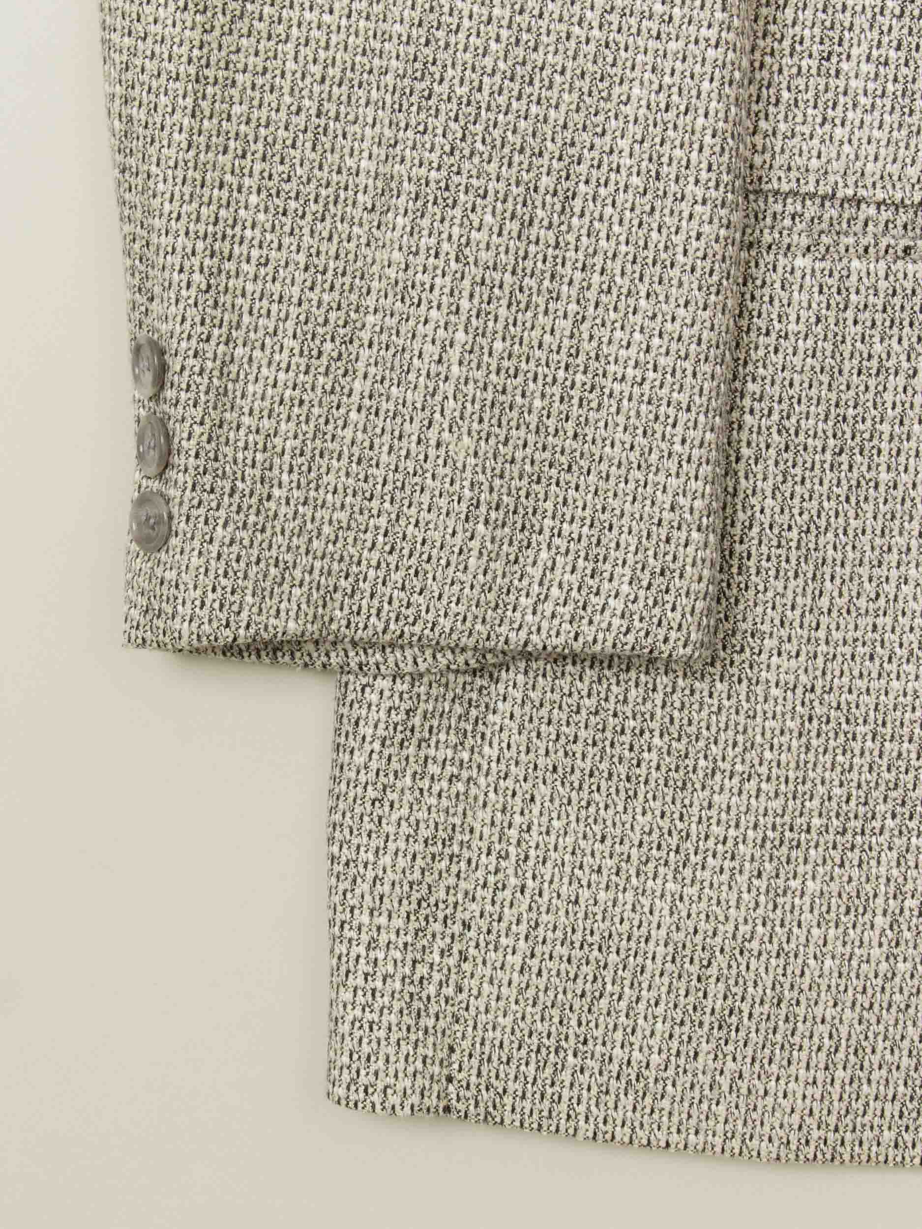 Vtg 1980s Nino Cerruti Tweed Blazer – Made in USA (L) - Image 4
