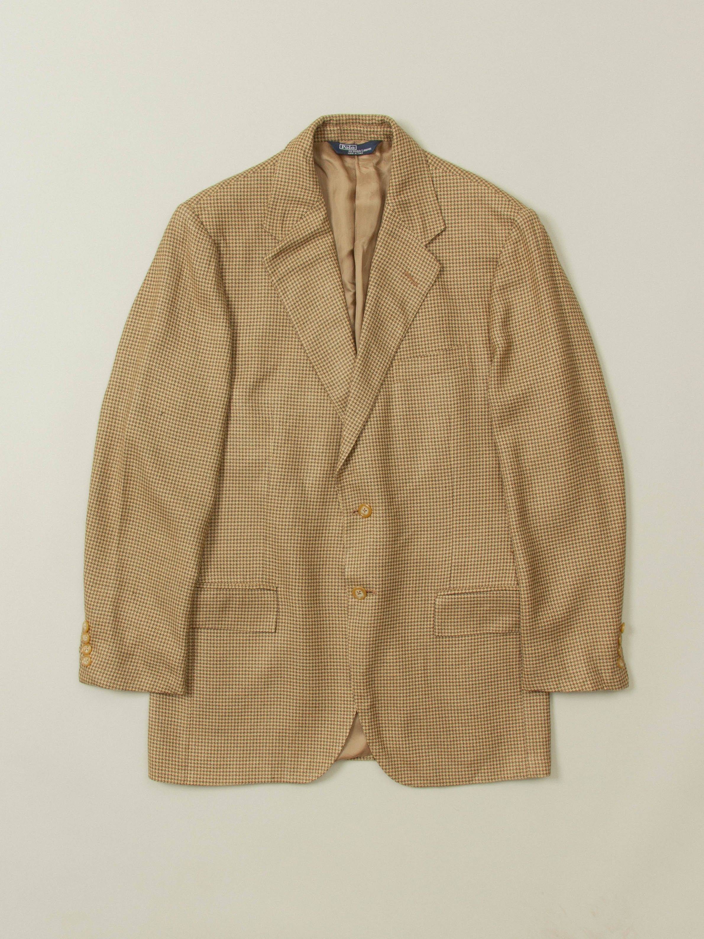 Vtg 1980s Ralph Lauern Silk Suit Jacket – Made in Italy (M/L)