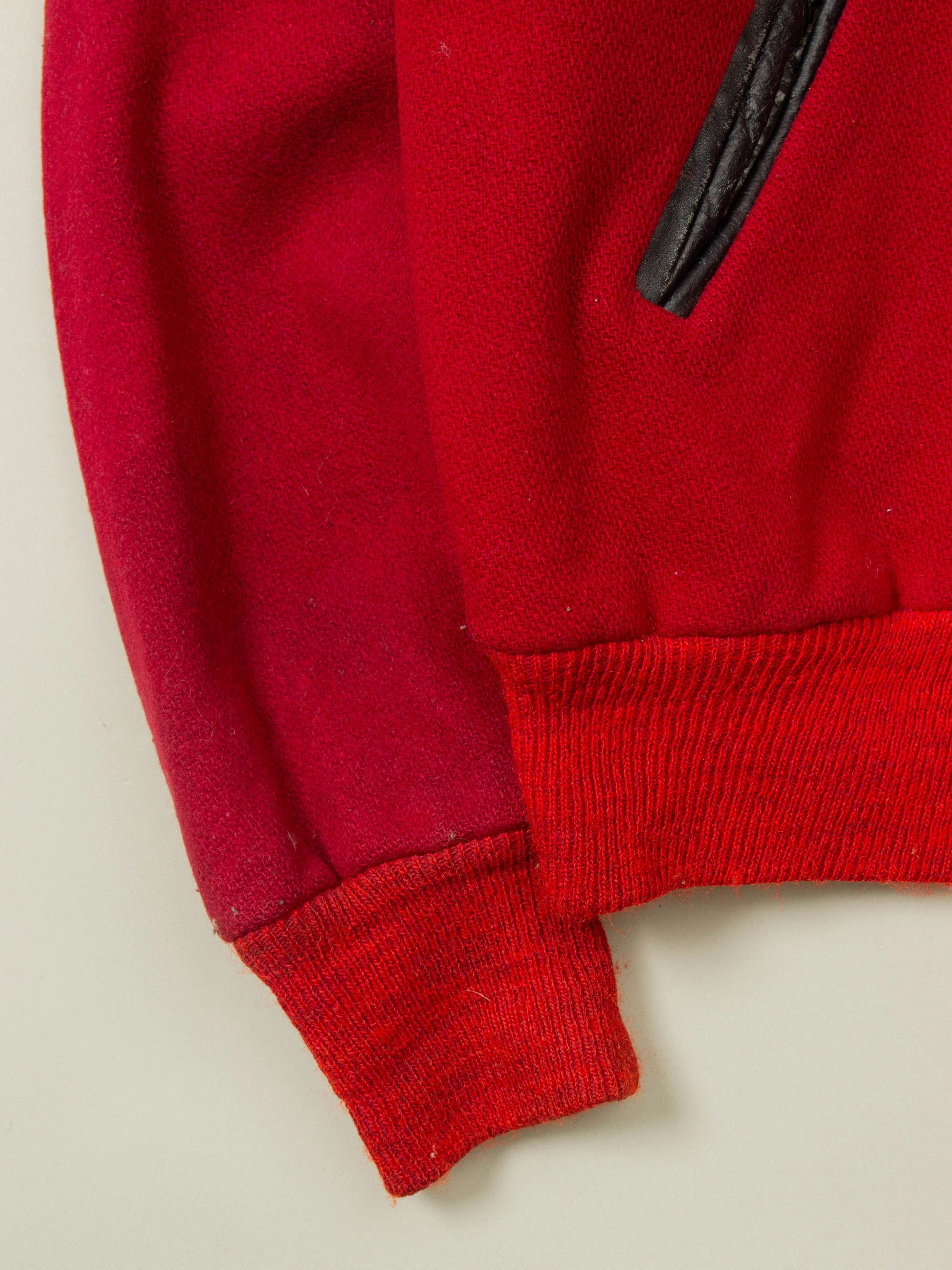 Vtg 1960s 'Modern Sport' Varsity Wool Jacket - Made in USA (M) - Image 5