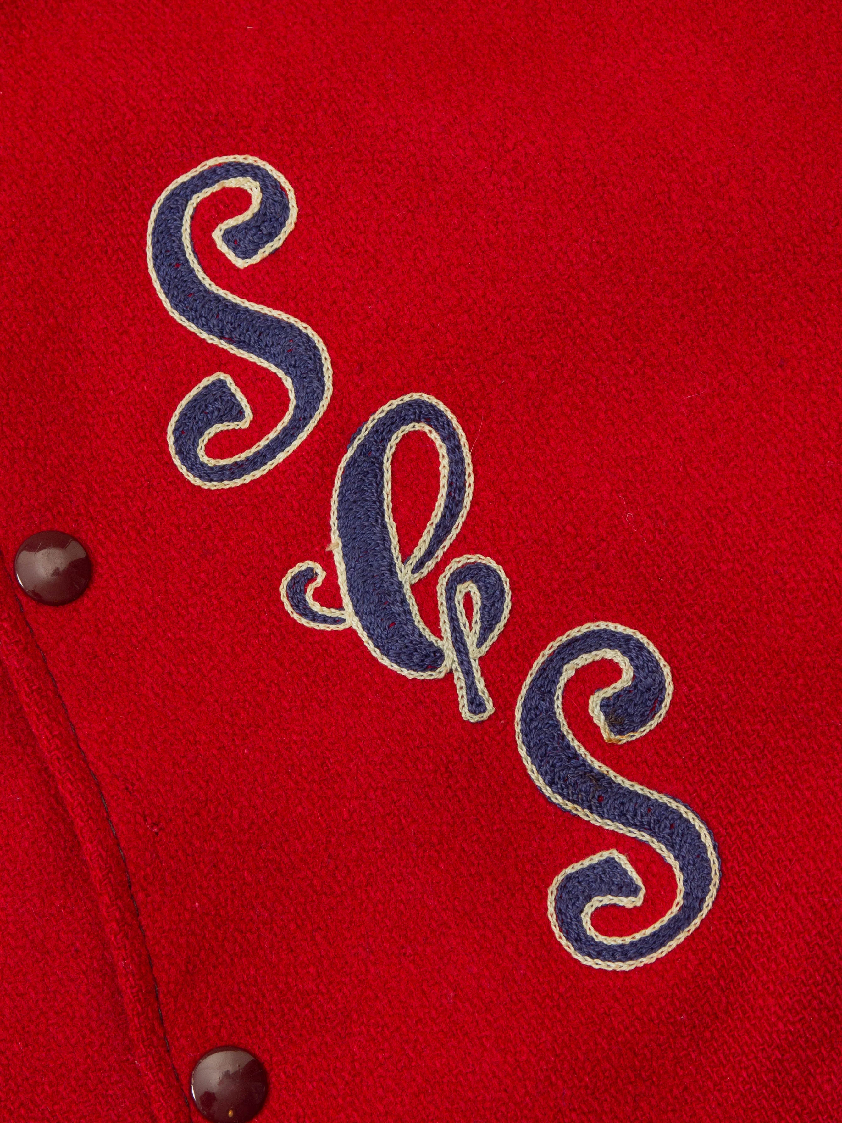 Vtg 1960s 'Modern Sport' Varsity Wool Jacket - Made in USA (M) - Image 6