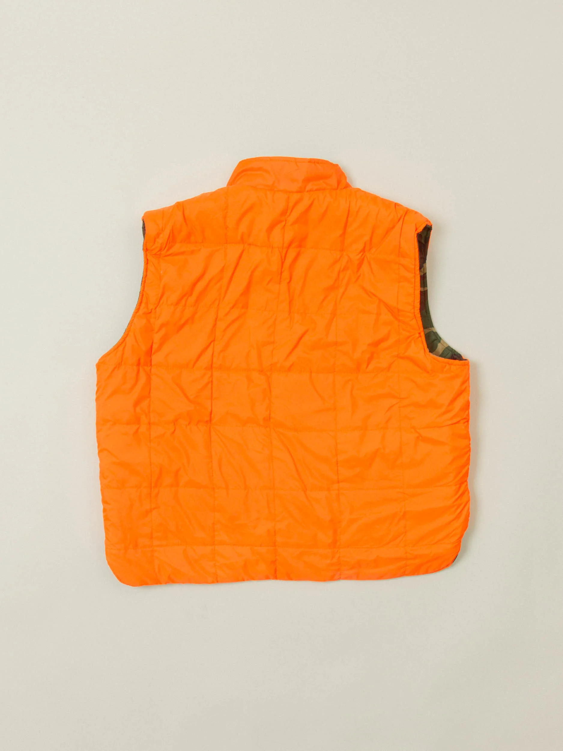 Vtg 1980s Reversible Woodland Camo Hunting Vest (L) - Image 9